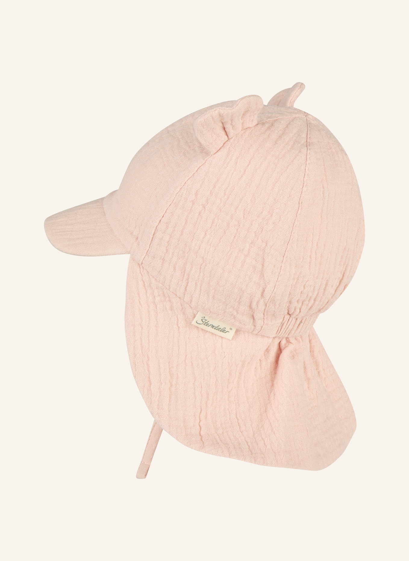 Sterntaler Schirmmütze mit Nackenschutz Ohren: ROSA