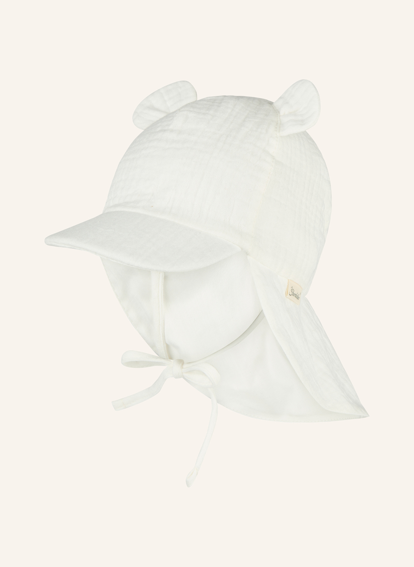 Sterntaler Schirmmütze mit Nackenschutz Ohren: BEIGE
