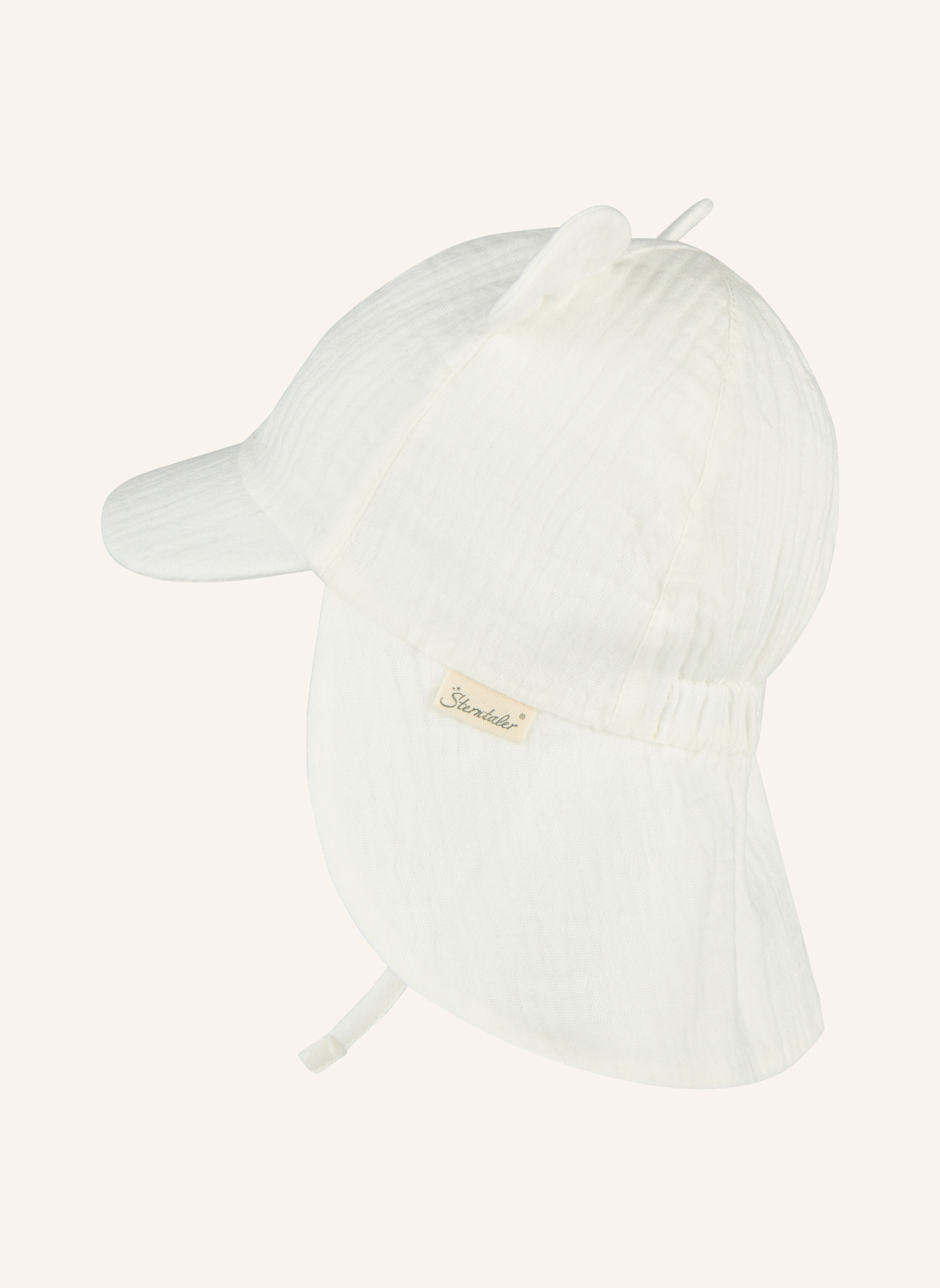 Sterntaler Schirmmütze mit Nackenschutz Ohren: BEIGE