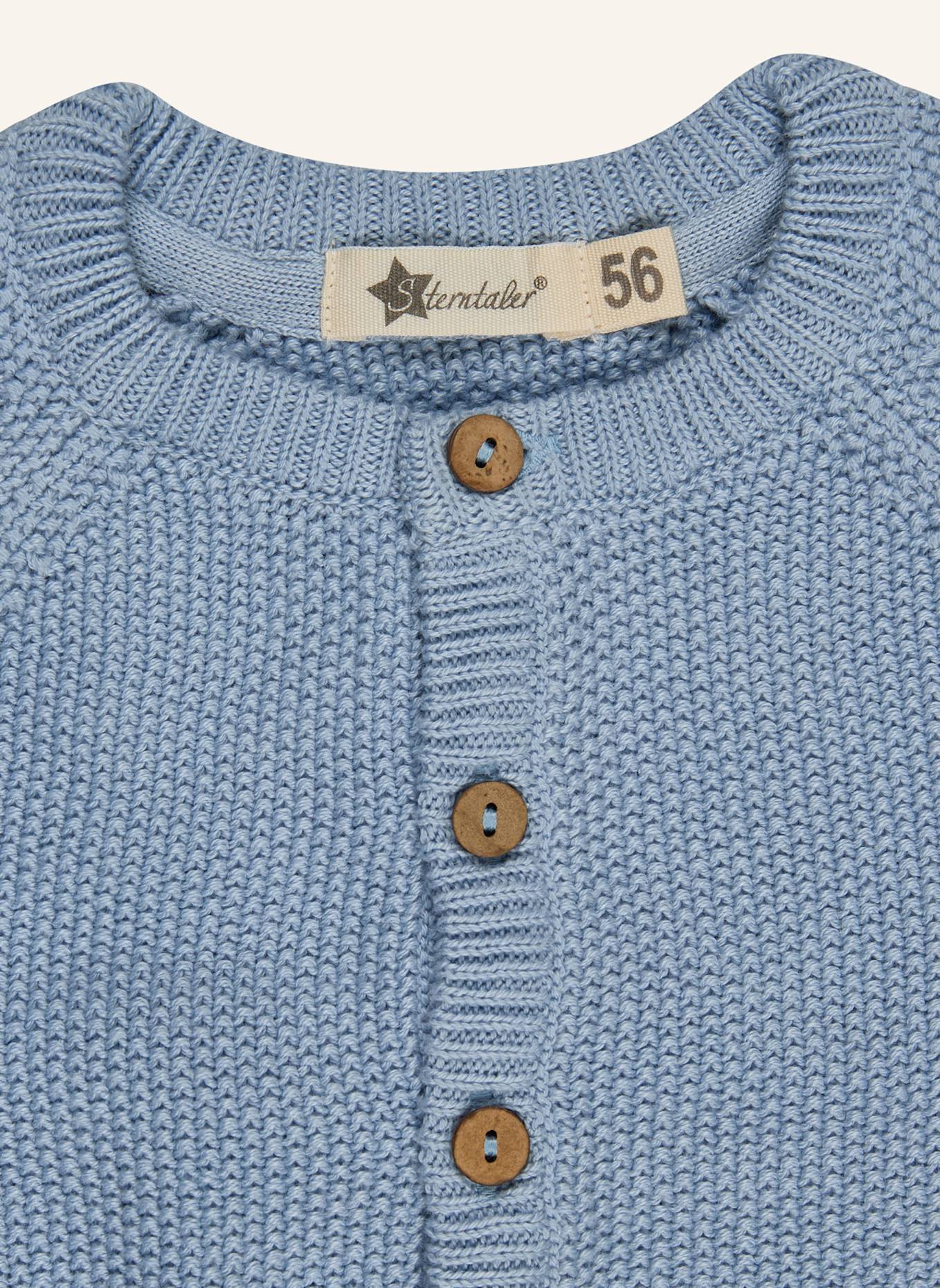 Sterntaler Strickjacke Struktur: BLAU