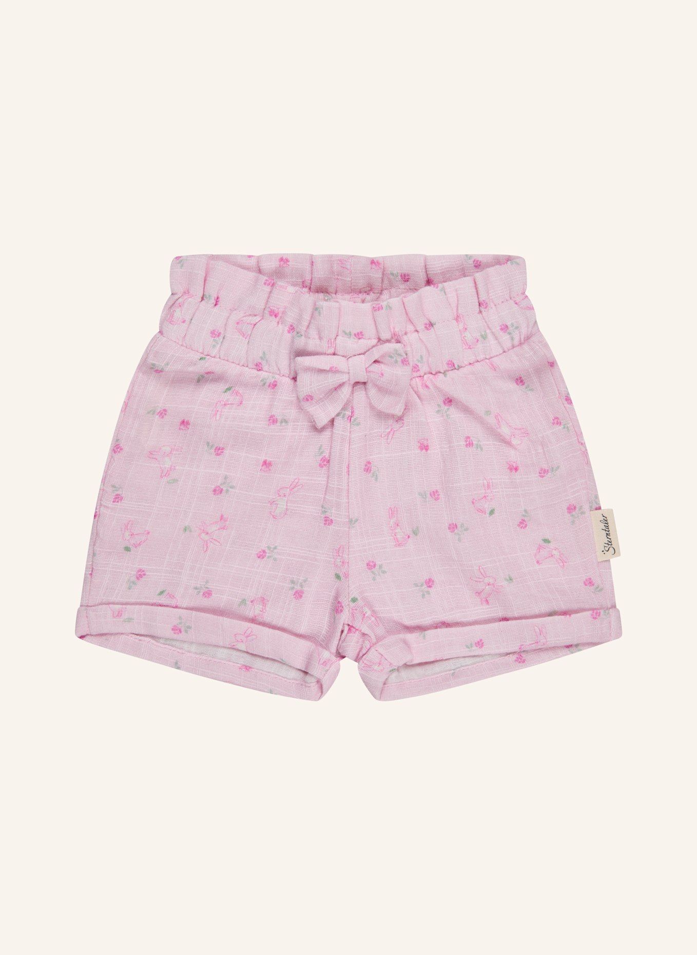 Sterntaler Shorts Leinenoptik: ROSA