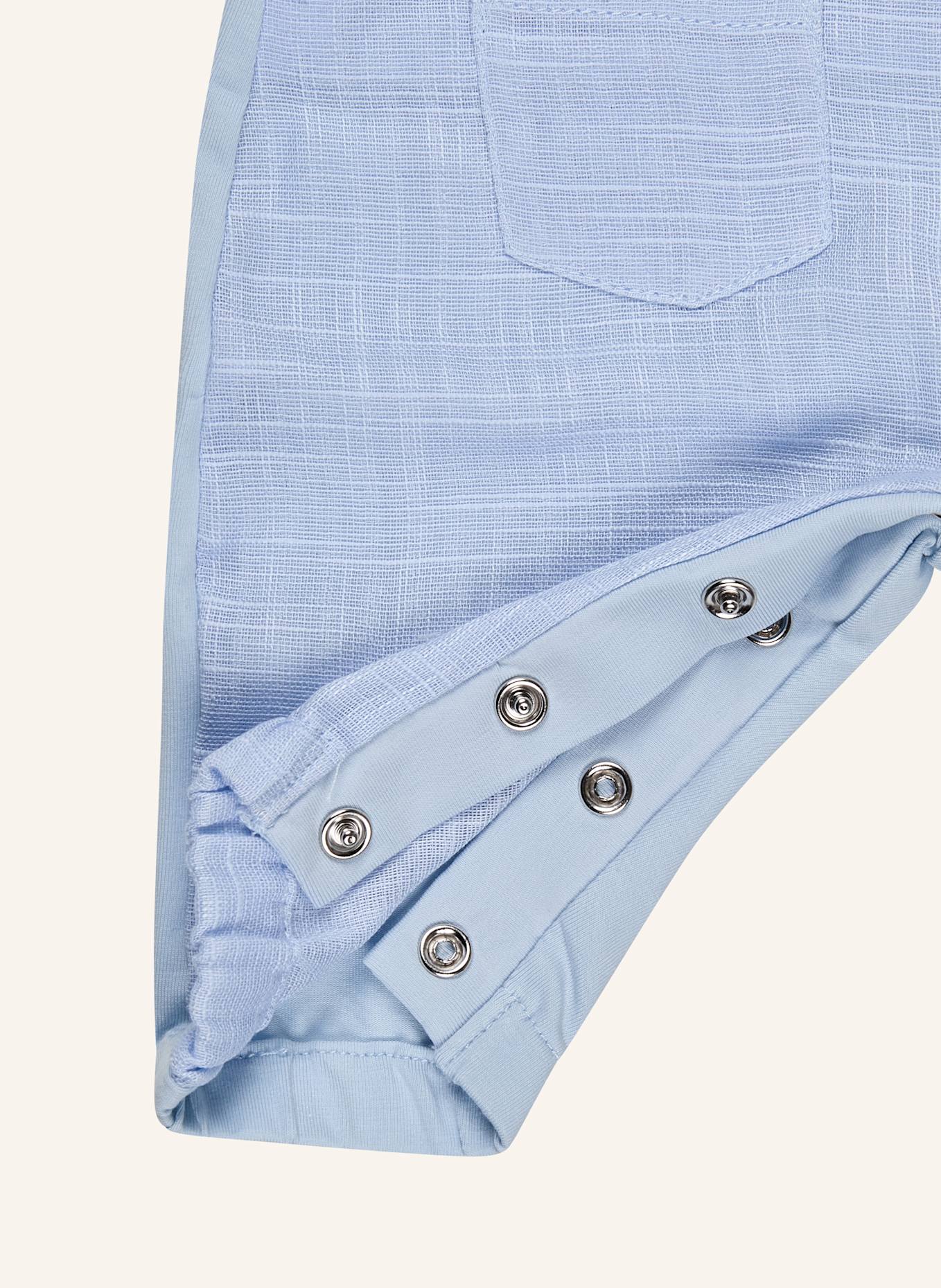 Sterntaler Latzhose Leinenoptik: BLAU