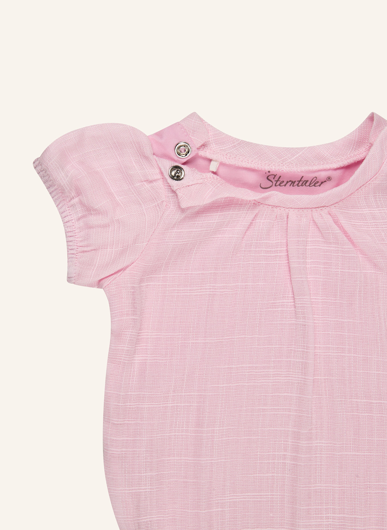 Sterntaler Body Leinenoptik: ROSA