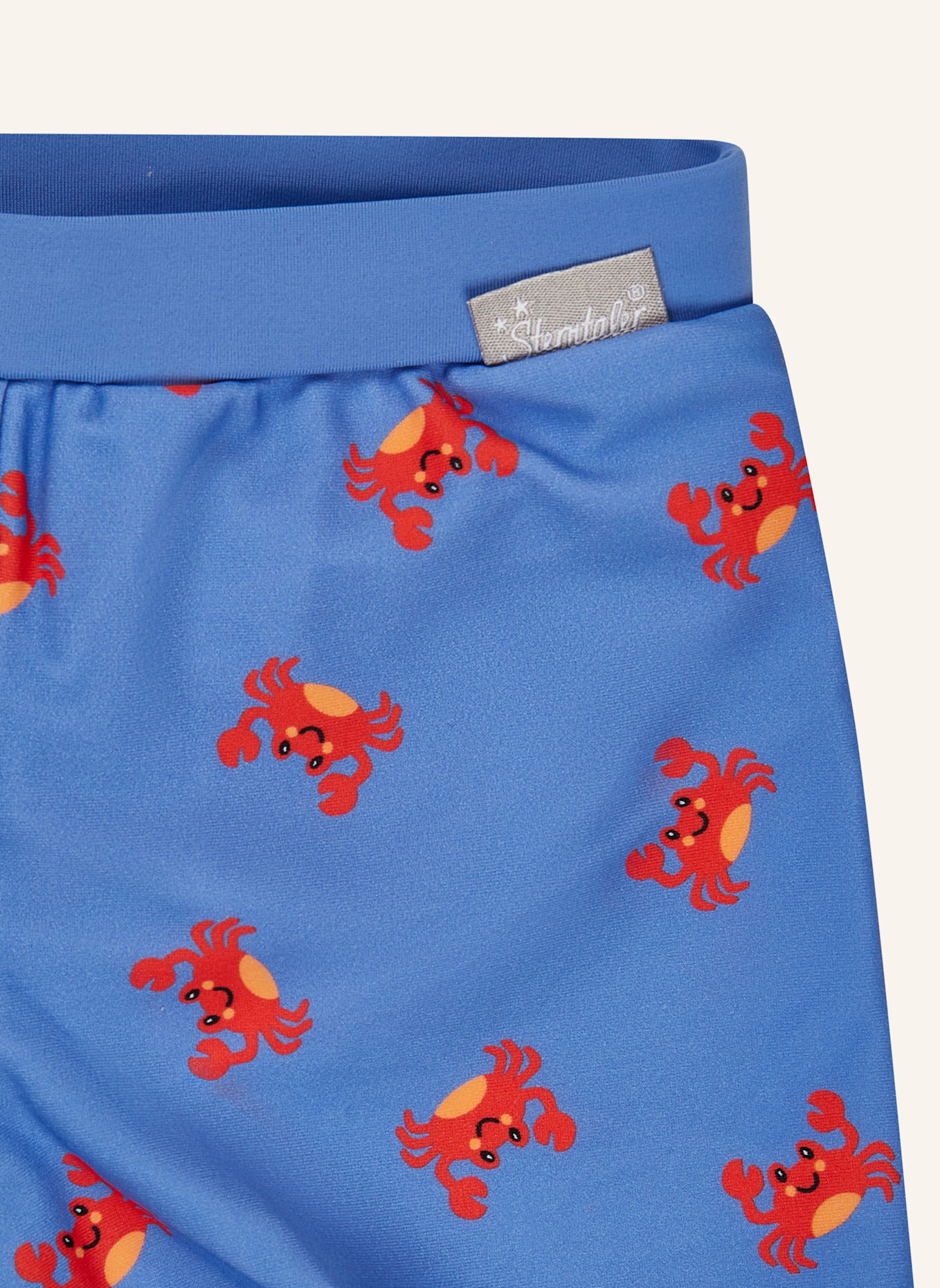 Sterntaler Badeshorts Krabbe: BLAU