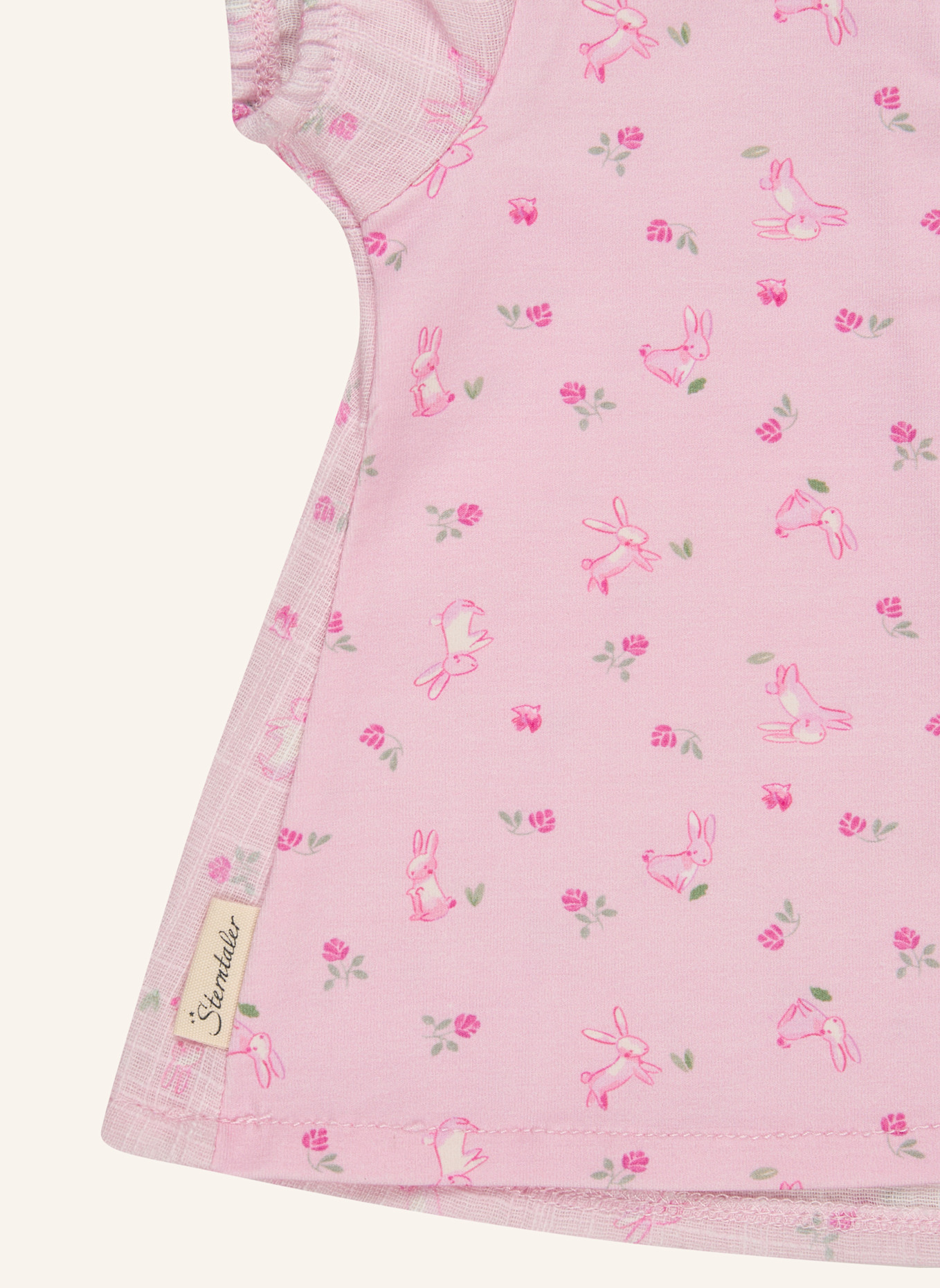 Sterntaler Kurzarmshirt Hase: ROSA