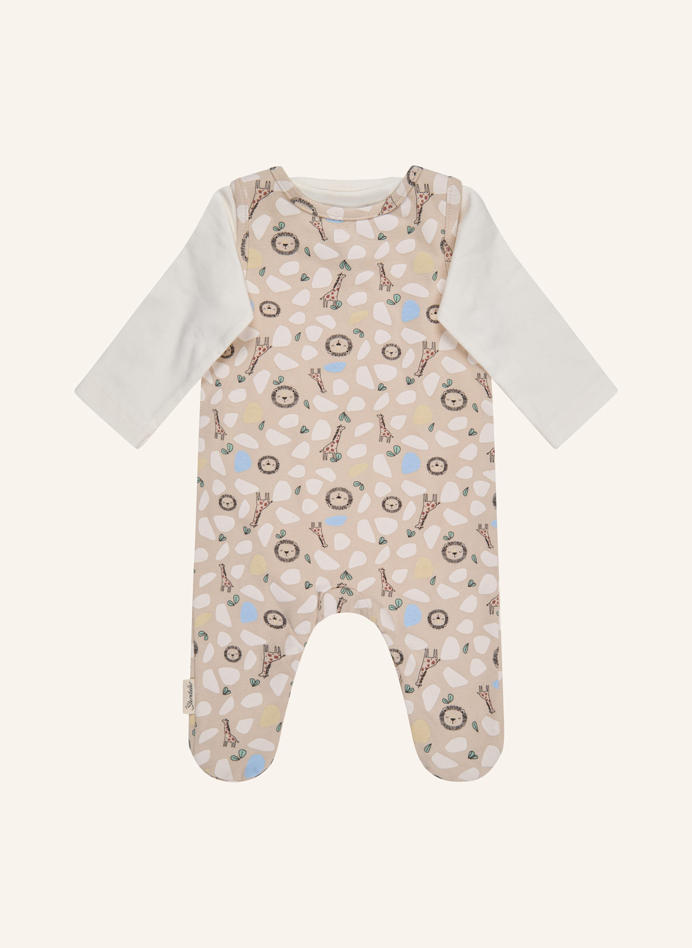 Sterntaler Strampler-Set Safari: BEIGE