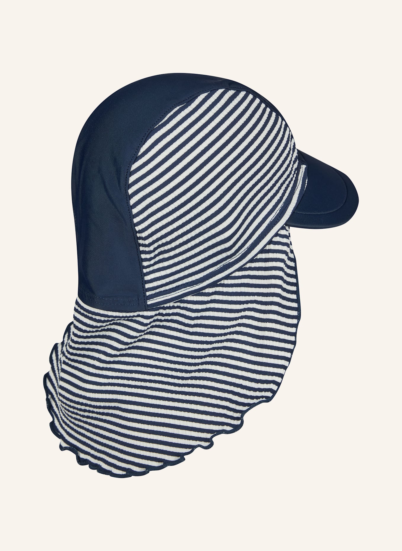 Sterntaler Schirmmütze mit Nackenschutz Hai: BLAU