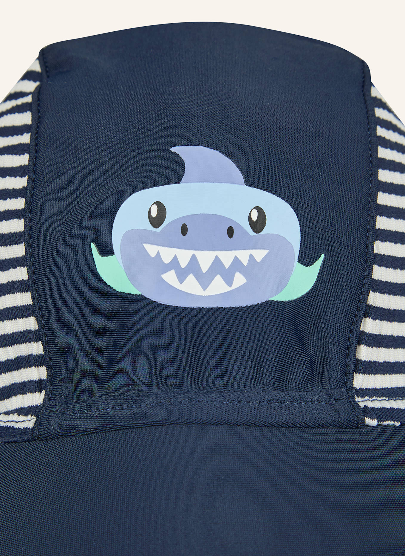 Sterntaler Schirmmütze mit Nackenschutz Hai: BLAU