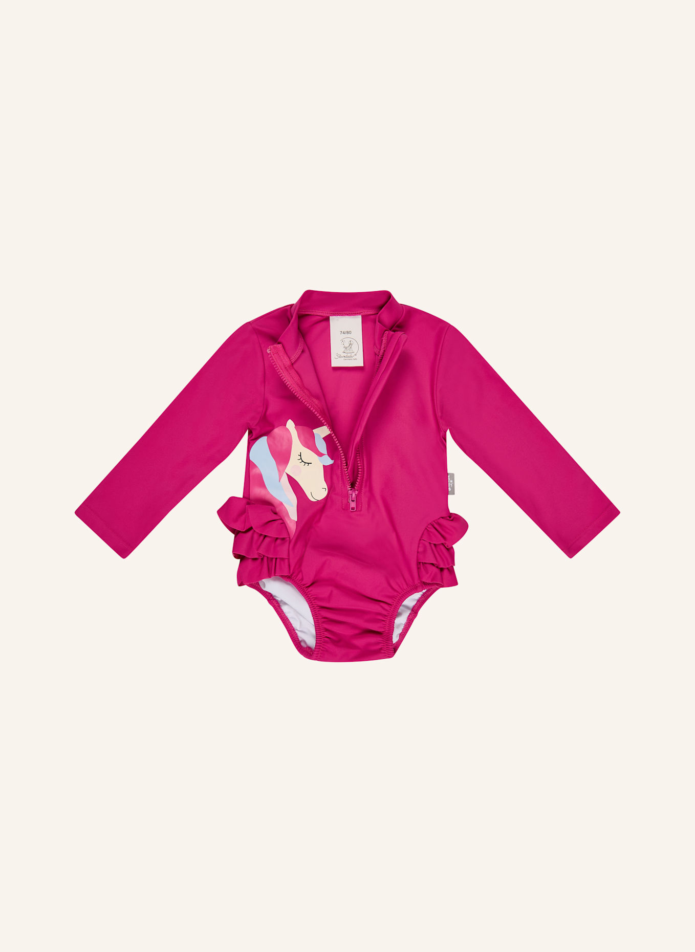 Sterntaler Badeanzug Einhorn: ROT