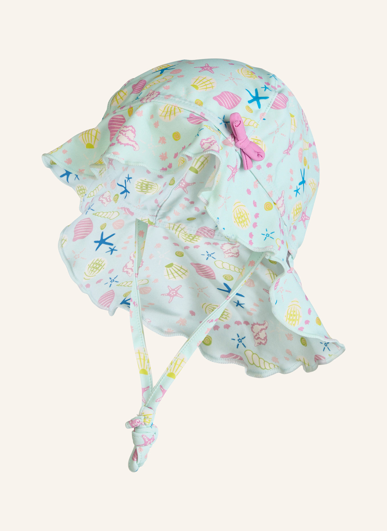 Sterntaler Schirmmütze mit Nackenschutz Muschel: MINT