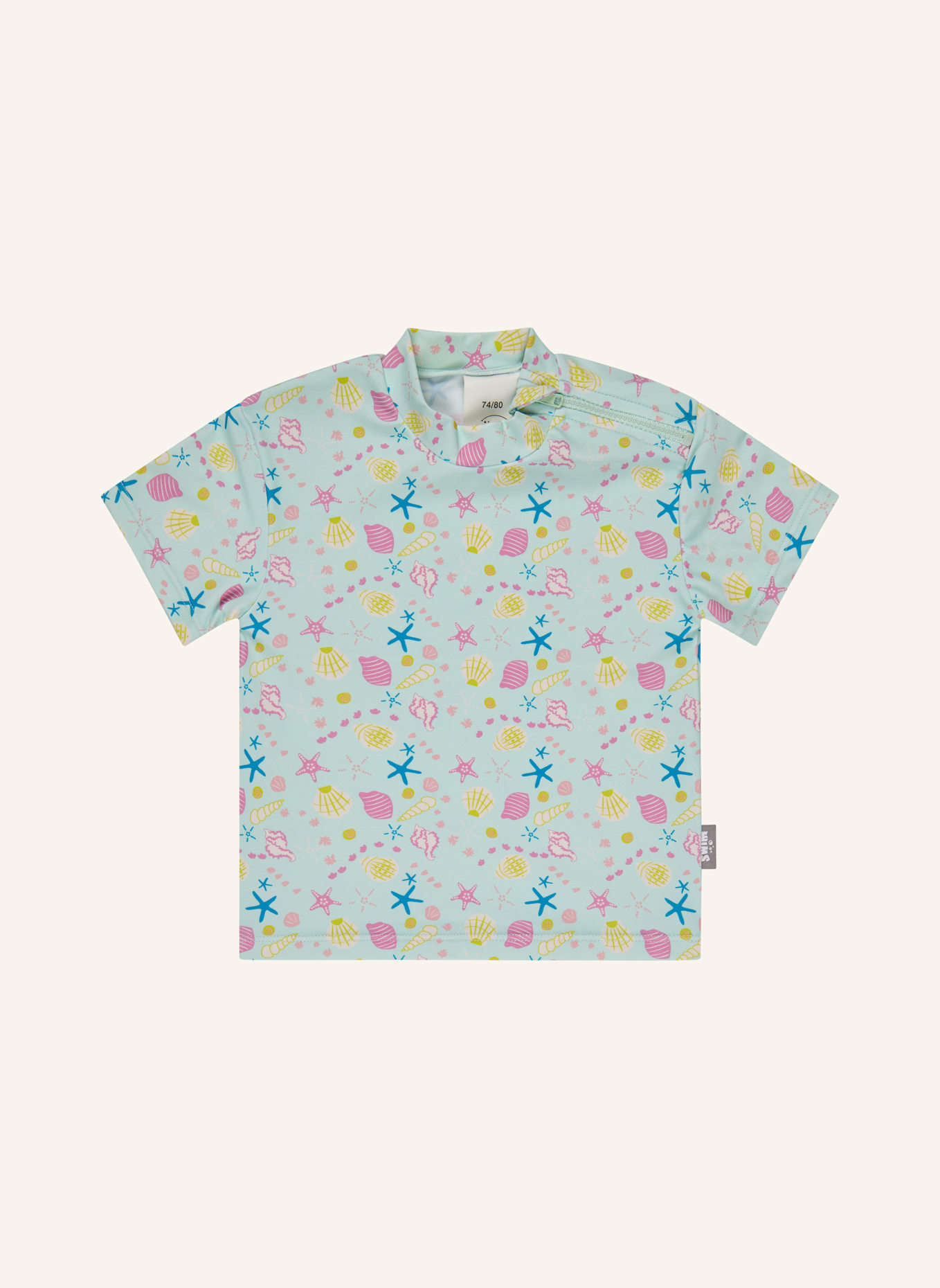 Sterntaler Badeshirt kurzarm Muschel: MINT