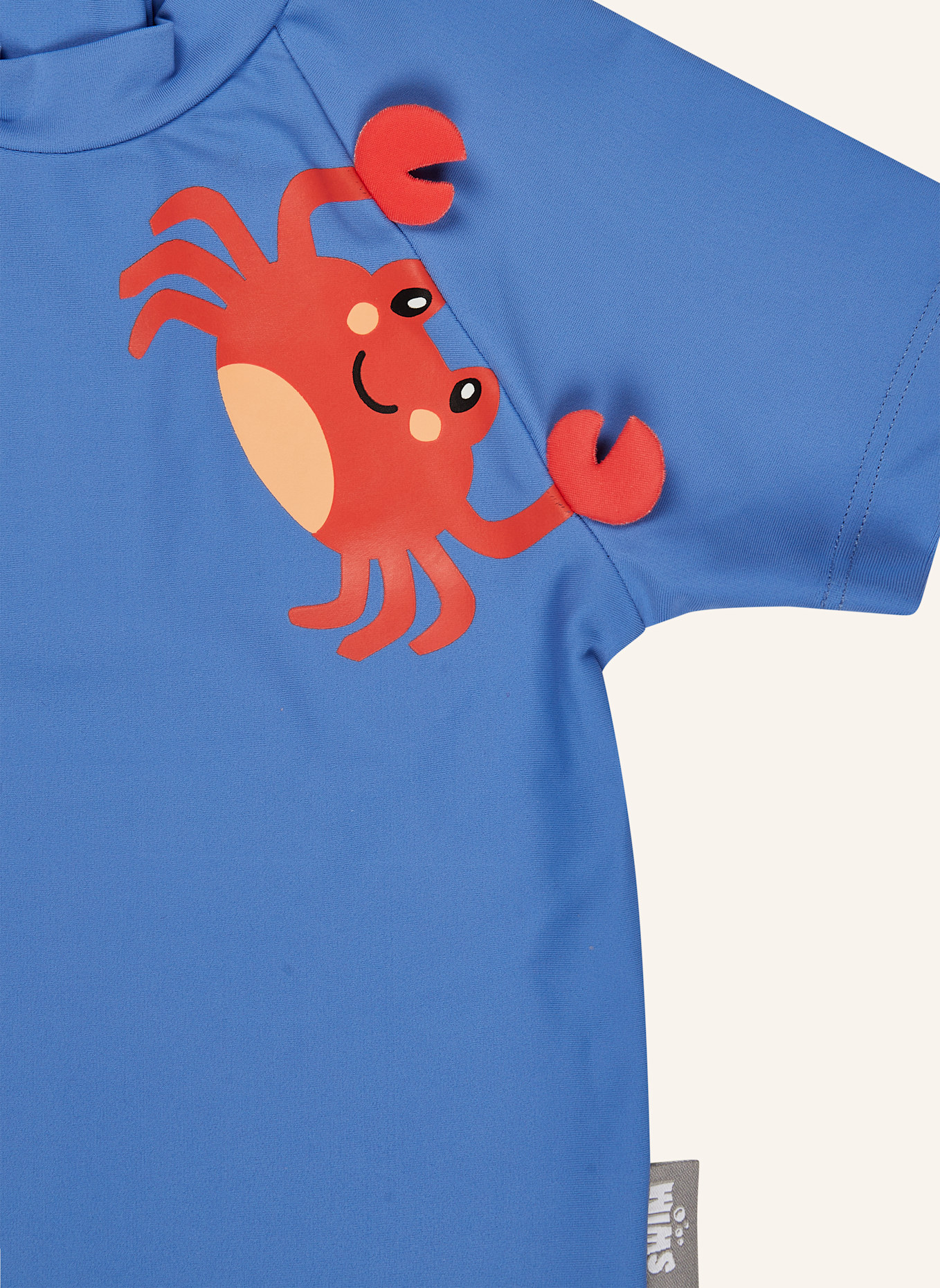 Sterntaler Badeshirt kurzarm Krabbe: BLAU
