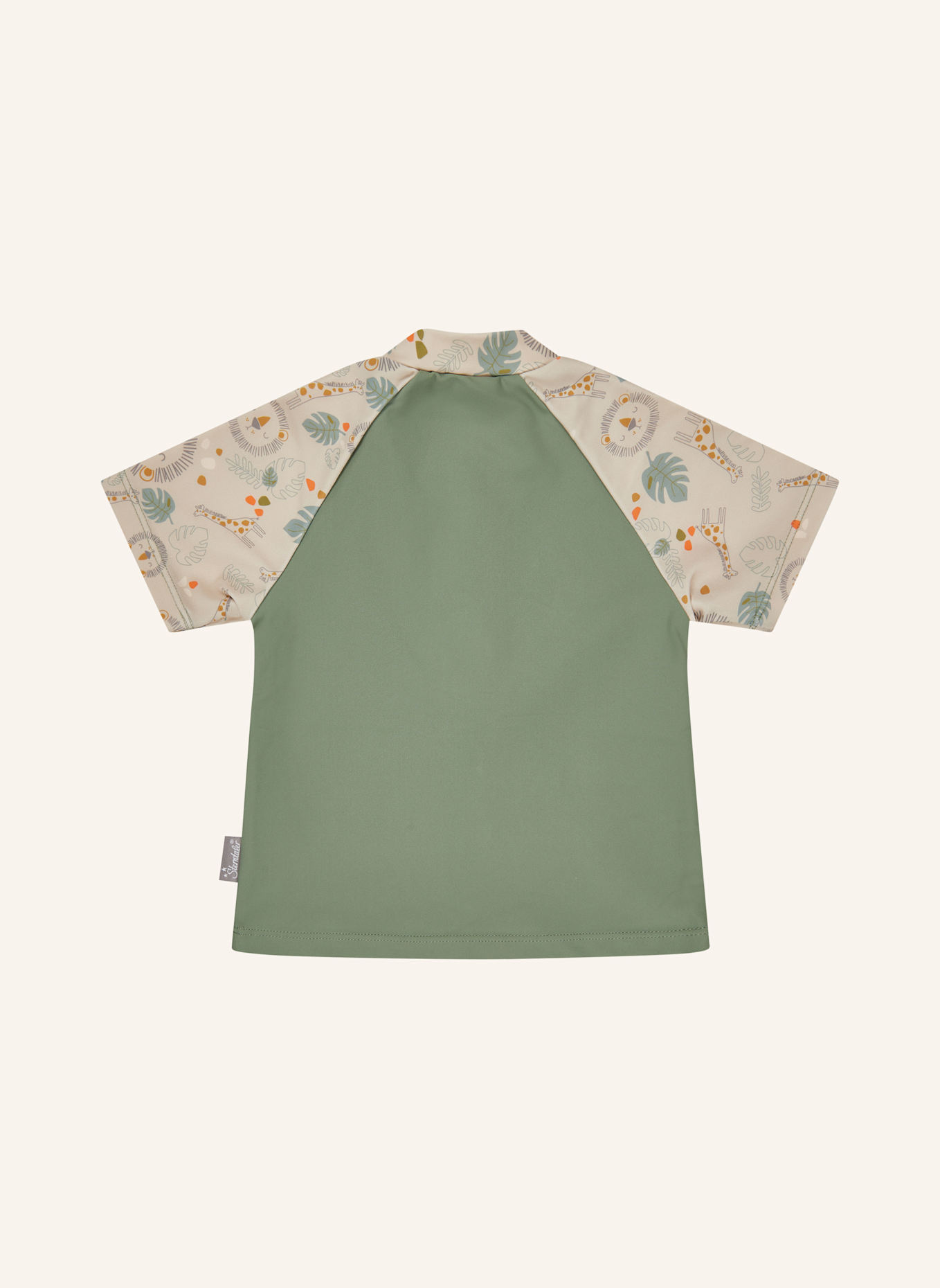 Sterntaler Badeshirt kurzarm Löwe: DUNKELGRÜN