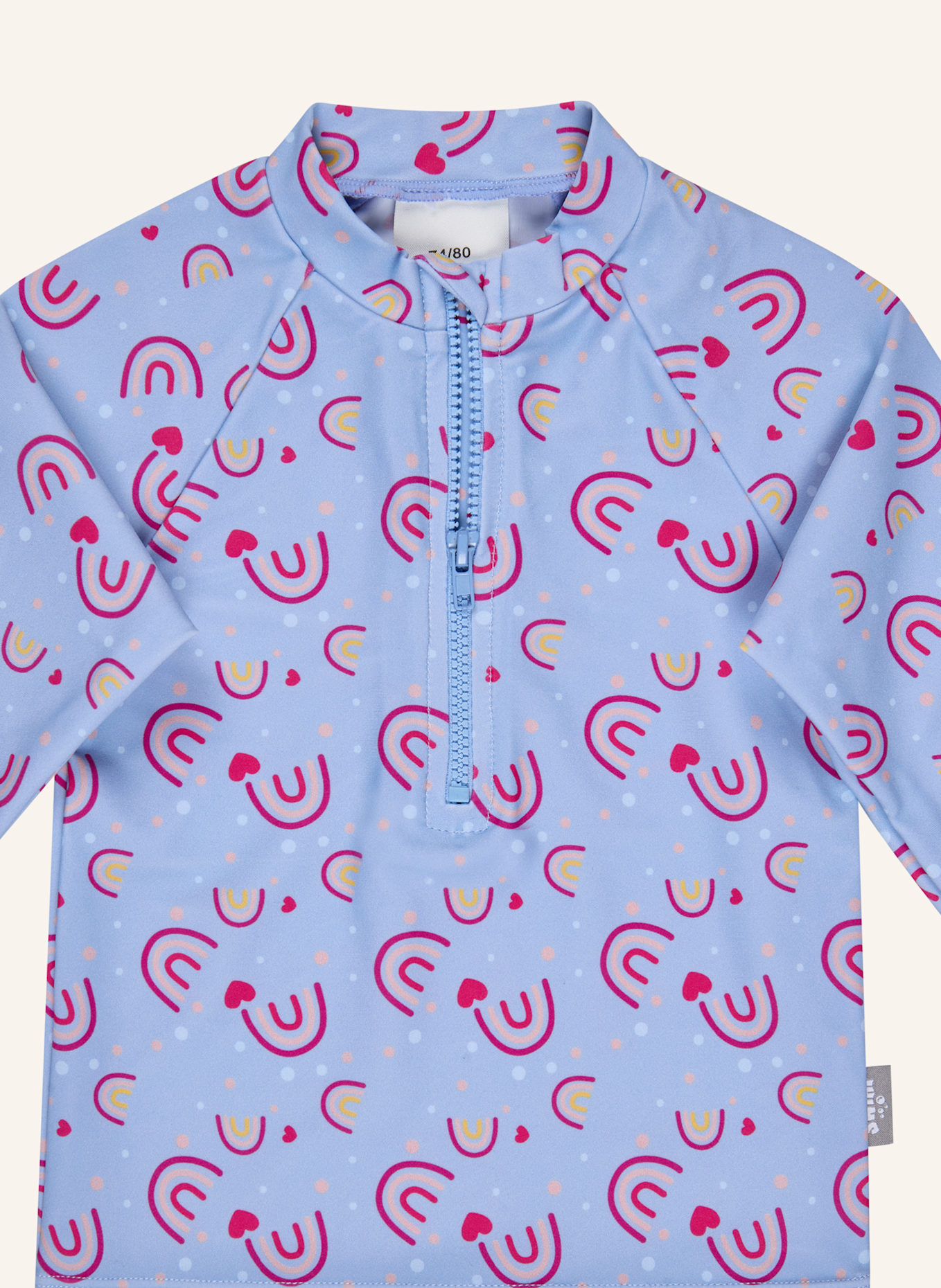 Sterntaler Badeshirt langarm Regenbogen: BLAU