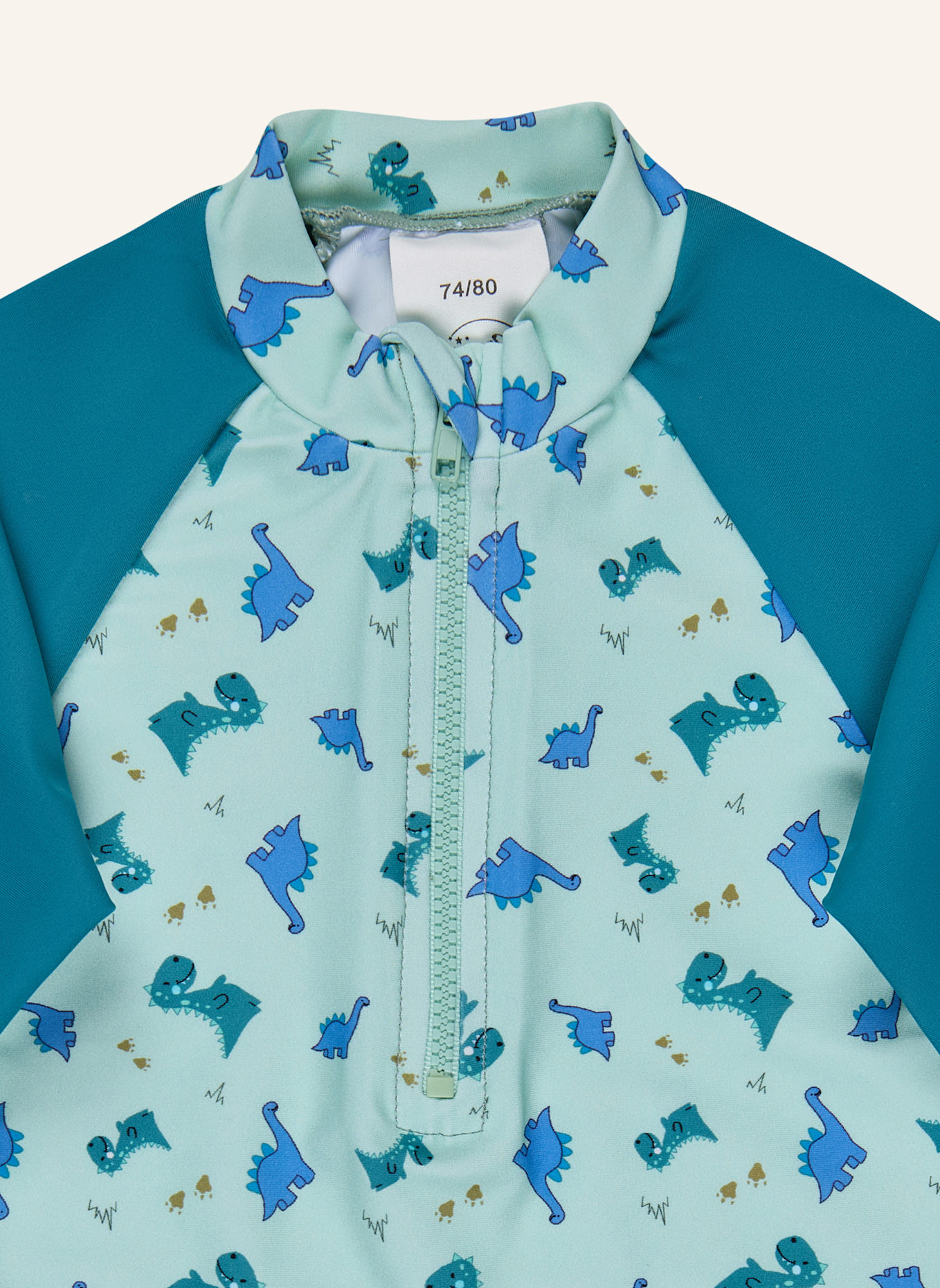 Sterntaler Badeshirt langarm Dino: HELLGRÜN