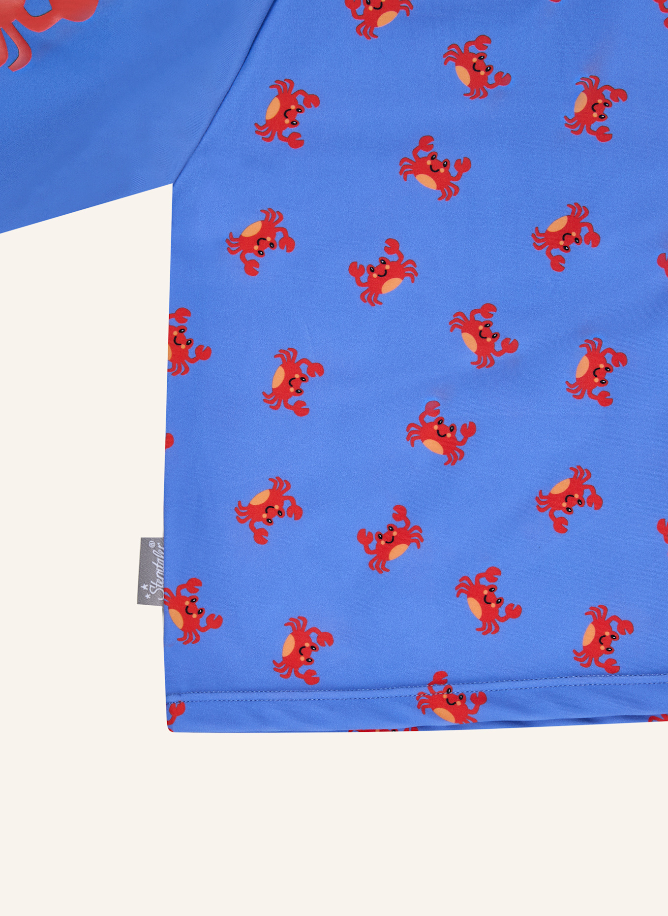 Sterntaler Badeshirt langarm Krabbe: BLAU