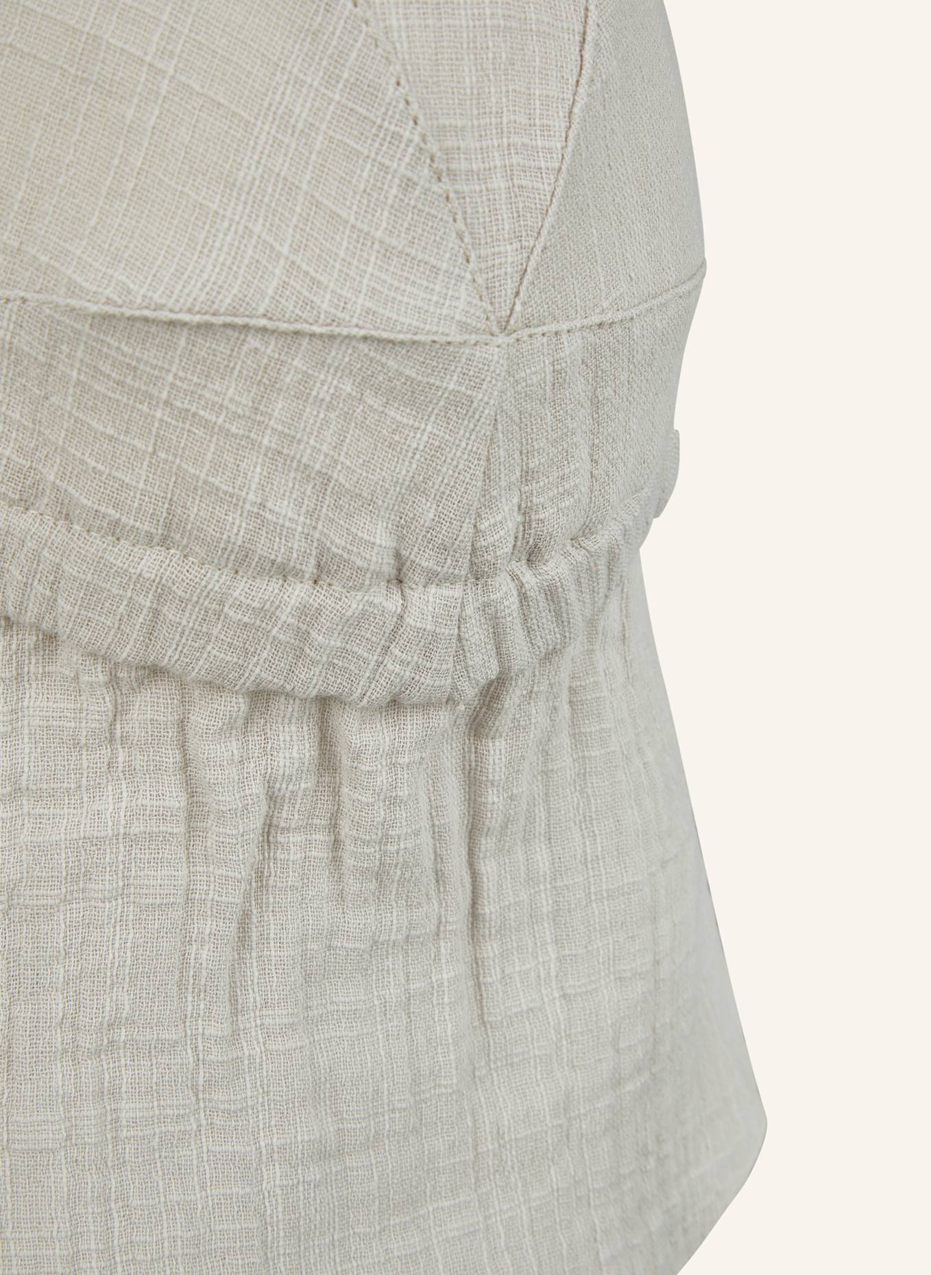 Sterntaler Schirmmütze mit Nackenschutz einfarbig: HELLGRAU