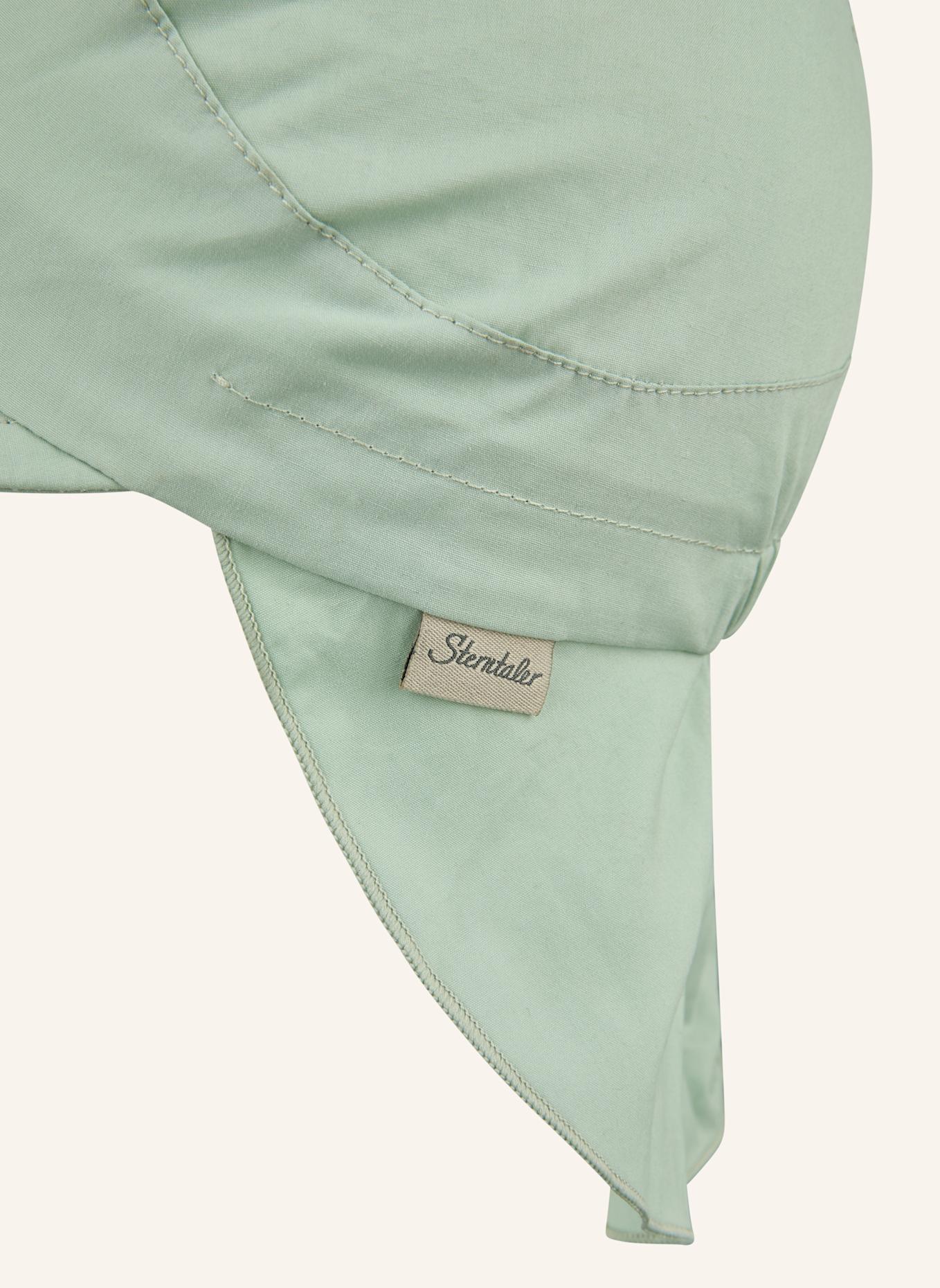 Sterntaler Schirmmütze mit Nackenschutz Basic: HELLGRÜN