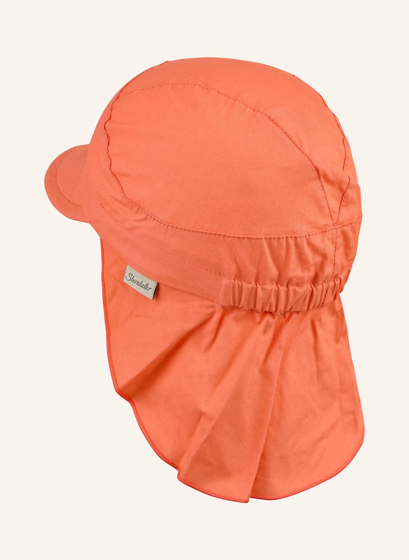 Sterntaler Schirmmütze mit Nackenschutz Basic: ORANGE