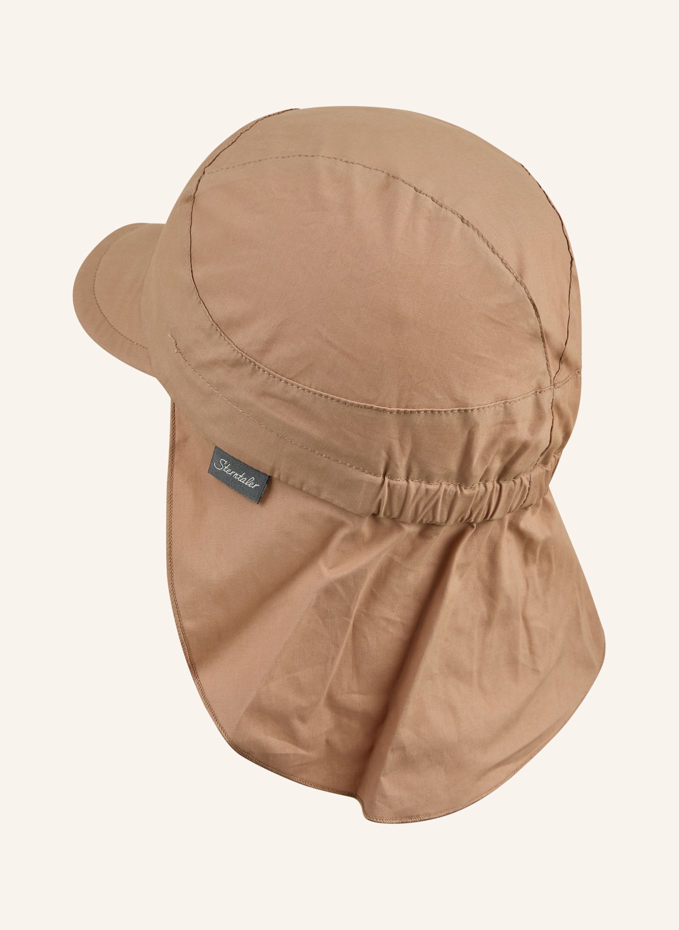 Sterntaler Schirmmütze mit Nackenschutz Basic: TAUPE