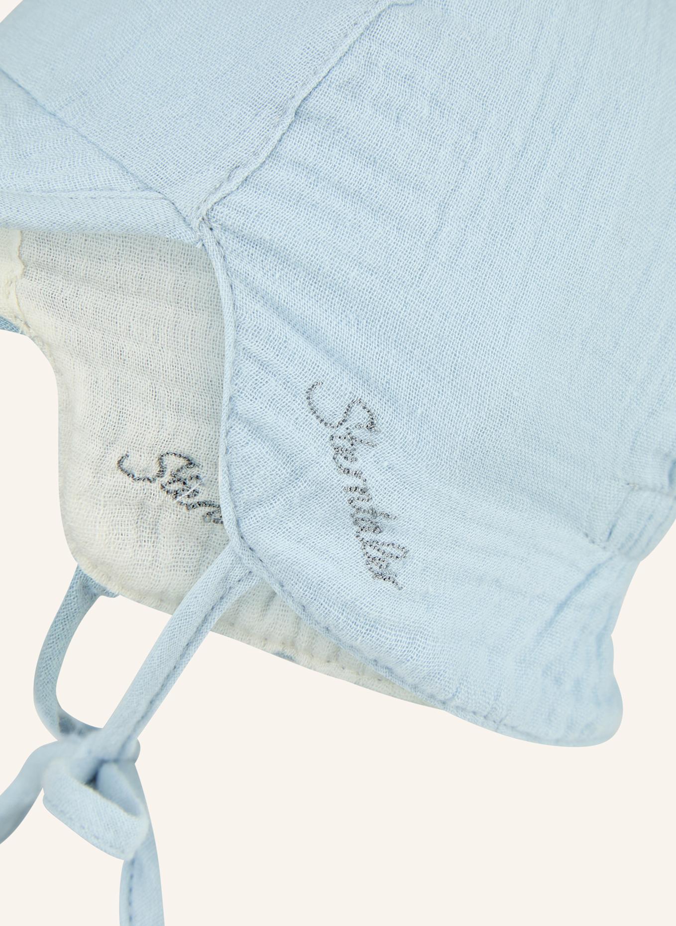 Sterntaler Schirmmütze mit Nackenschutz Wende: BLAU