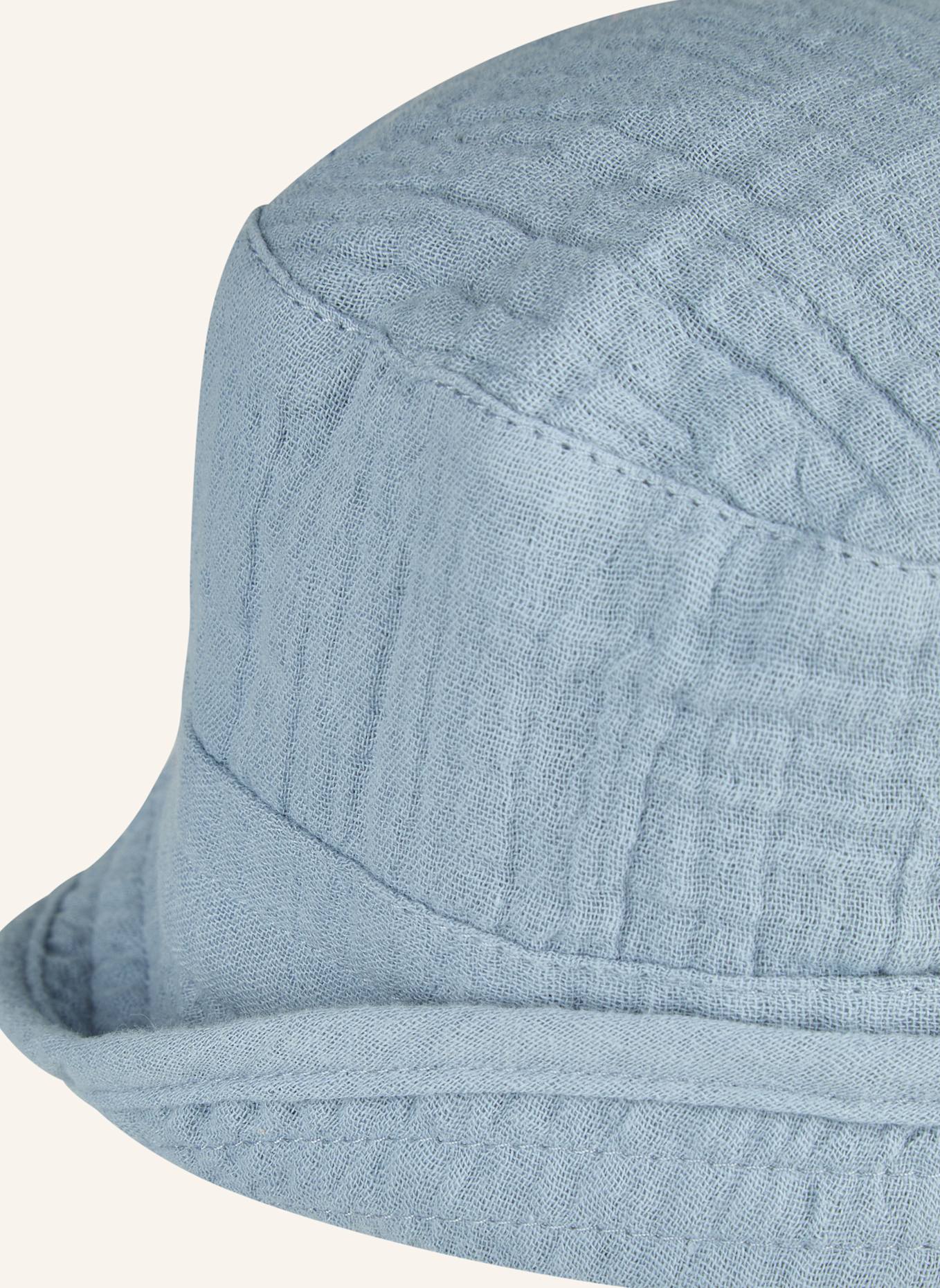 Sterntaler Fischerhut Musselin: HELLBLAU