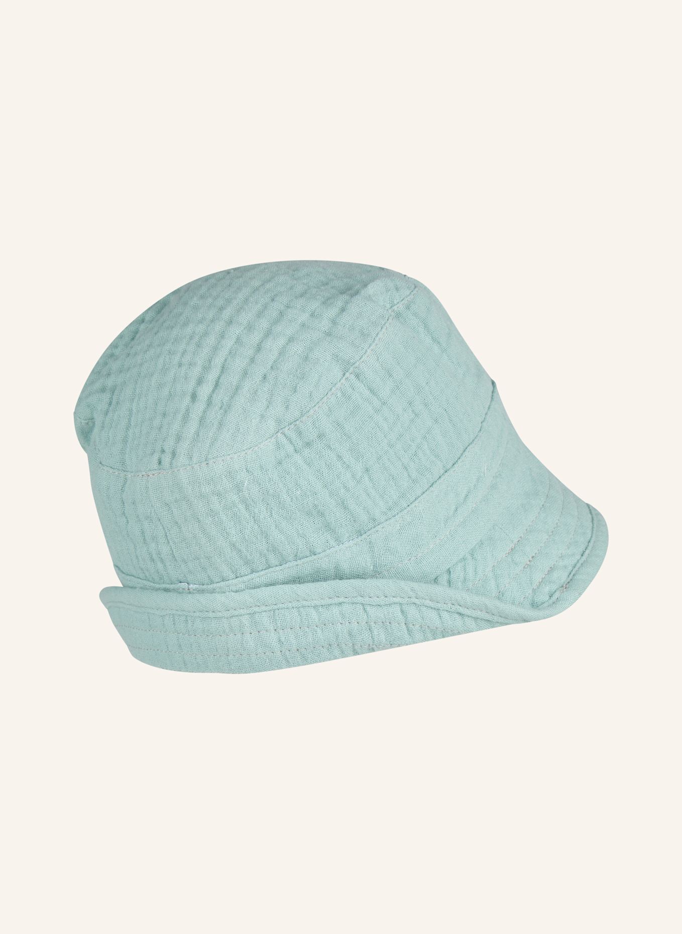 Sterntaler Fischerhut Musselin: TÜRKIS