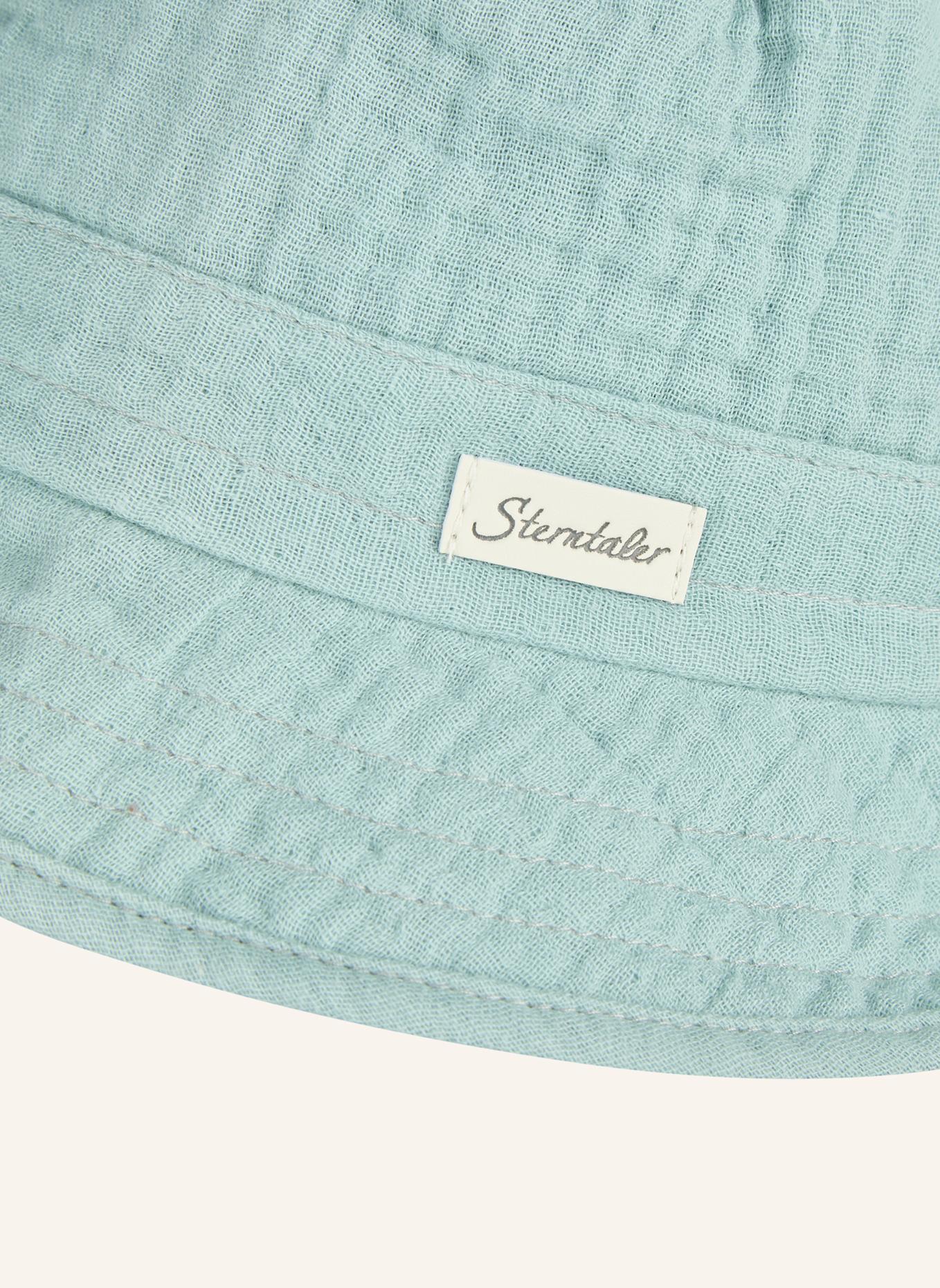 Sterntaler Fischerhut Musselin: TÜRKIS