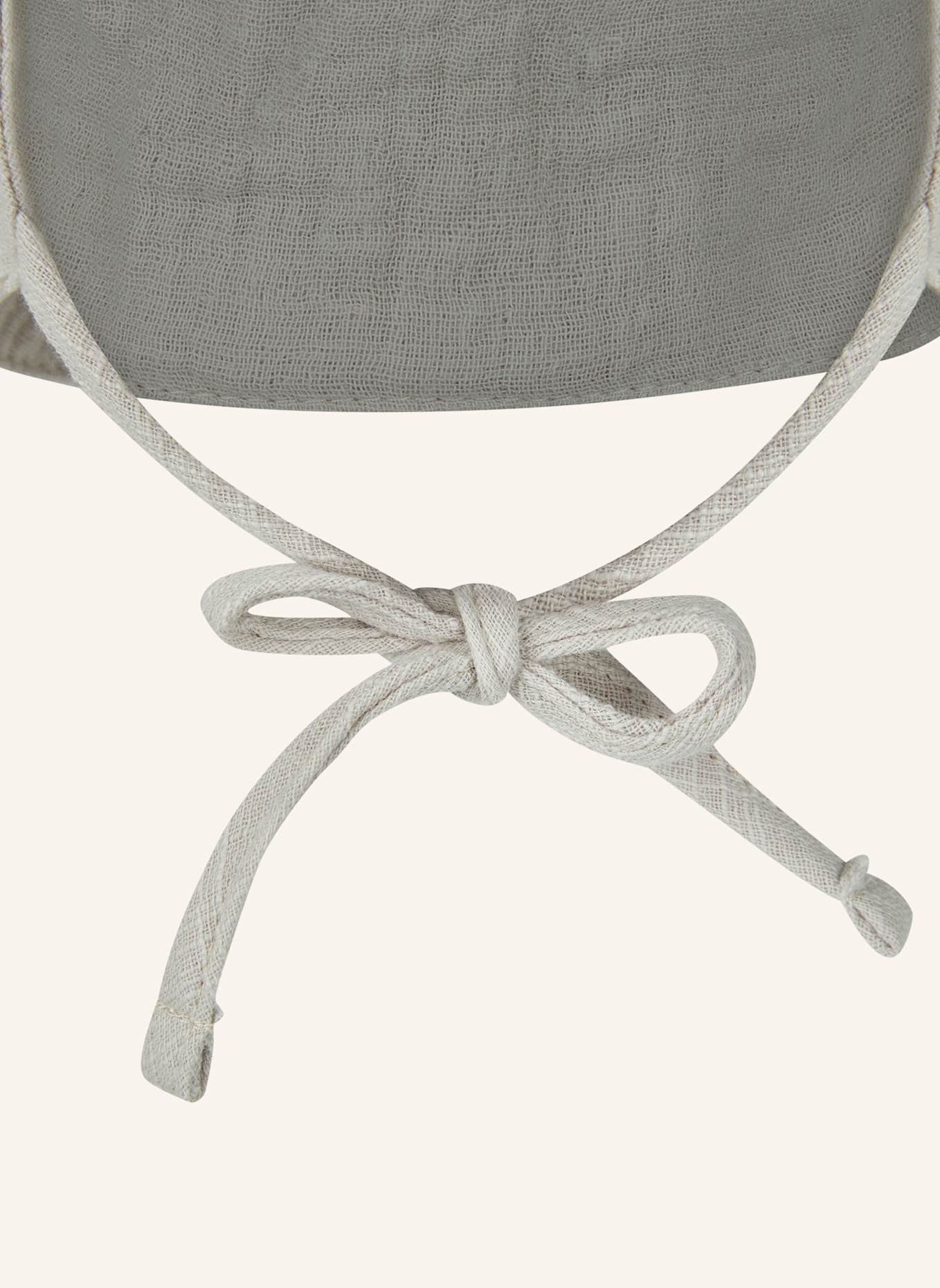 Sterntaler Schirmmütze mit Nackenschutz uni: HELLGRAU