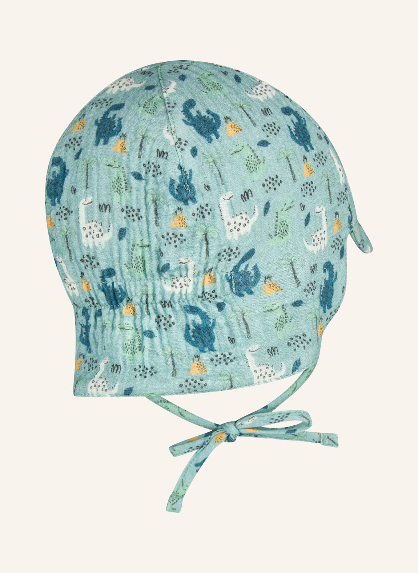 Sterntaler Schirmmütze mit Nackenschutz Dinos: TÜRKIS