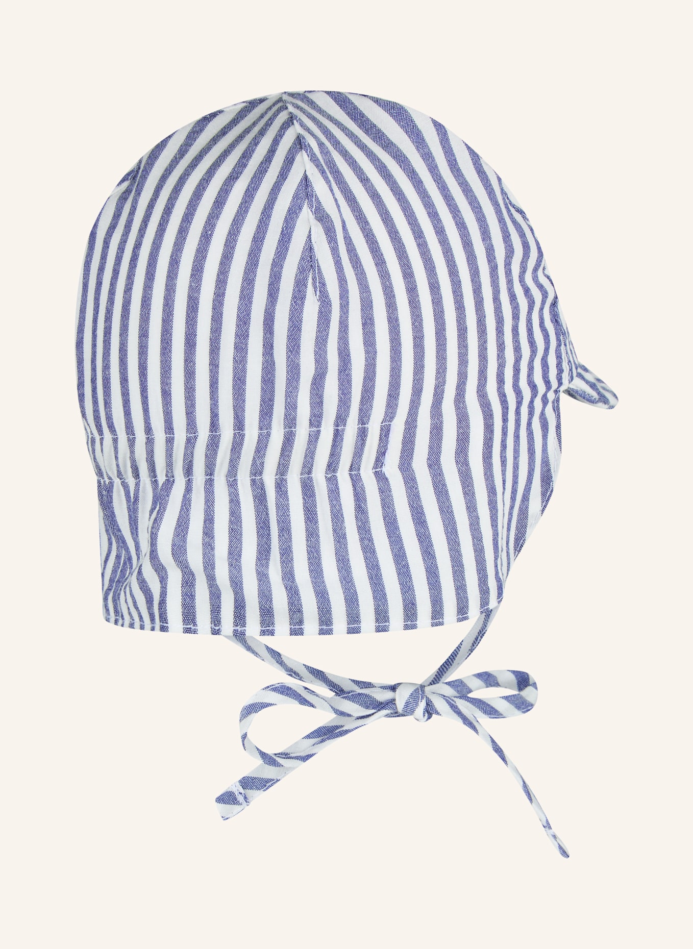 Sterntaler Schirmmütze mit Nackenschutz gestreift: BLAU