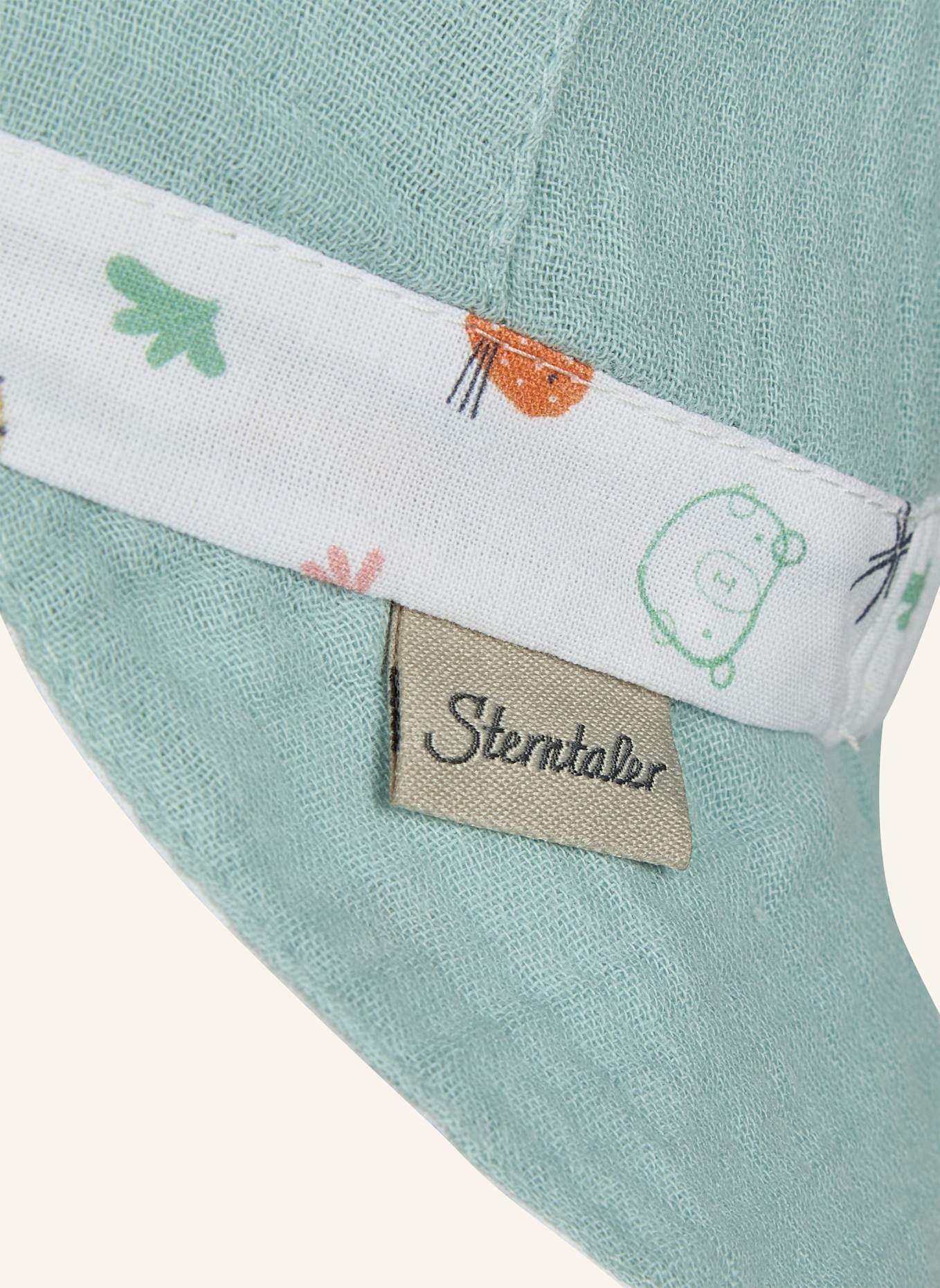 Sterntaler Wende-Schirmmütze Tiere: TÜRKIS