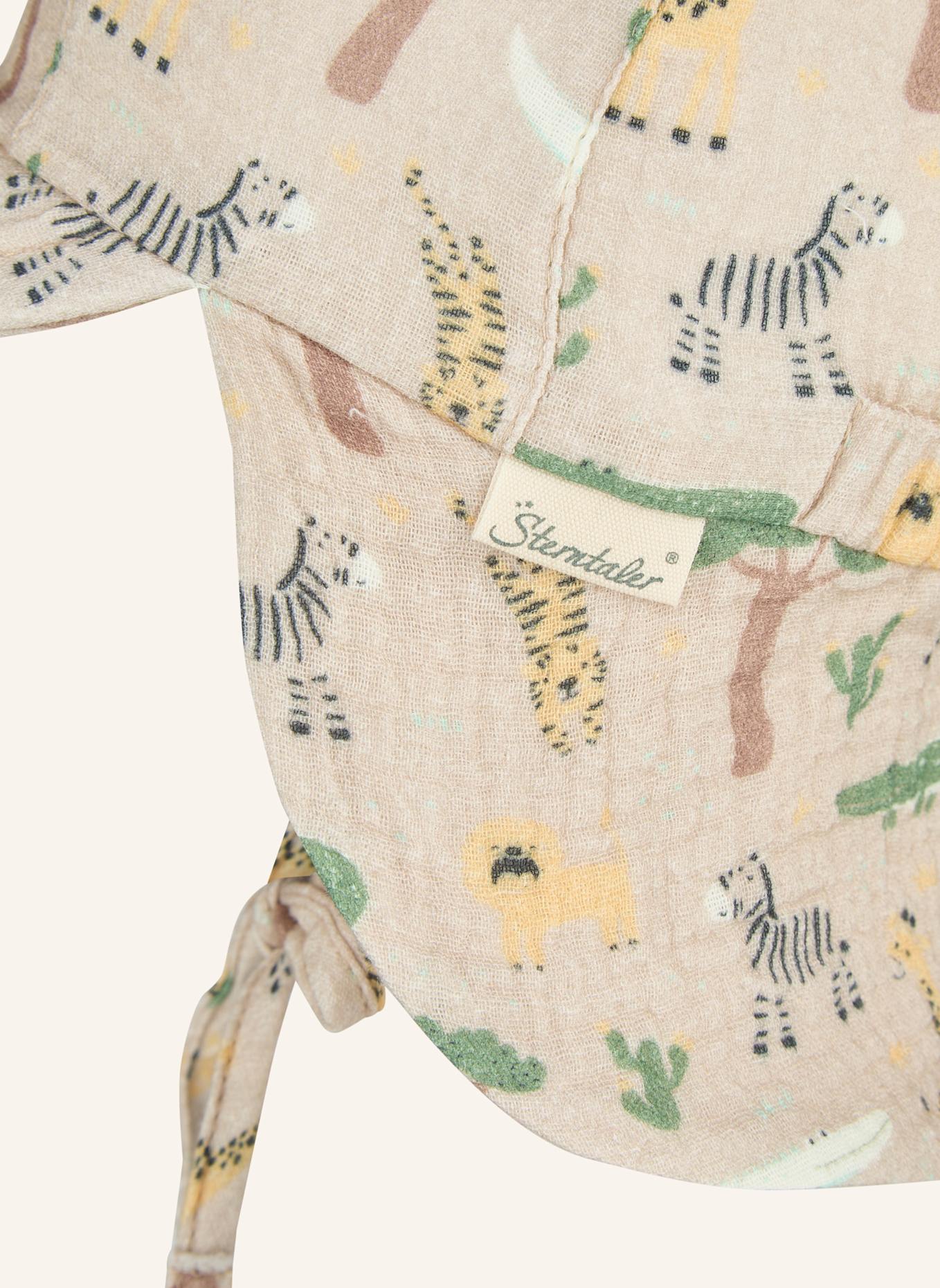 Sterntaler Schirmmütze mit Nackenschutz Safari: BEIGE