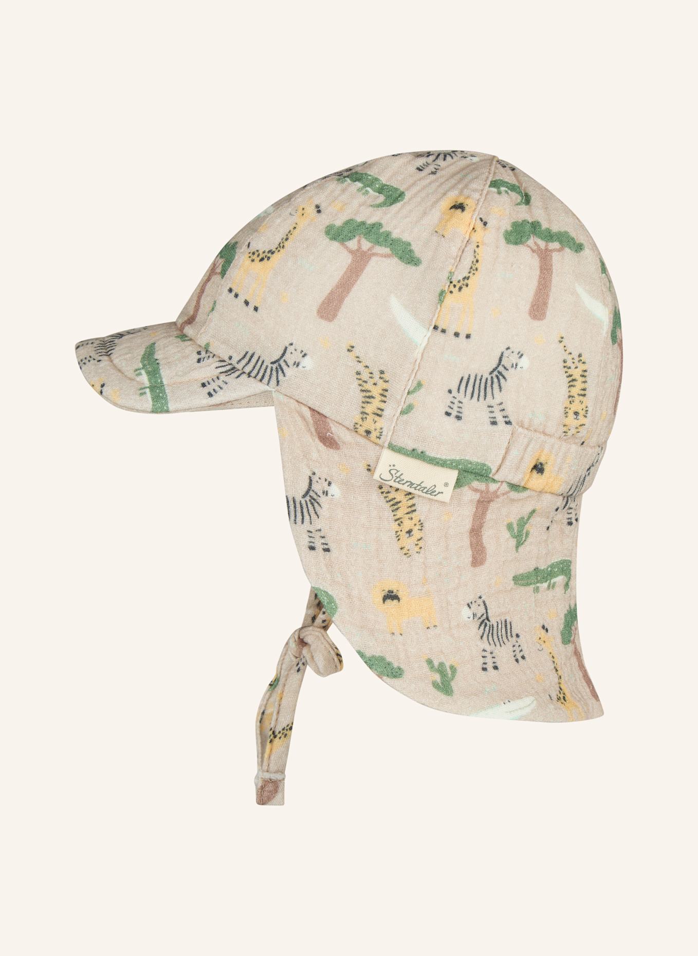 Sterntaler Schirmmütze mit Nackenschutz Safari: BEIGE