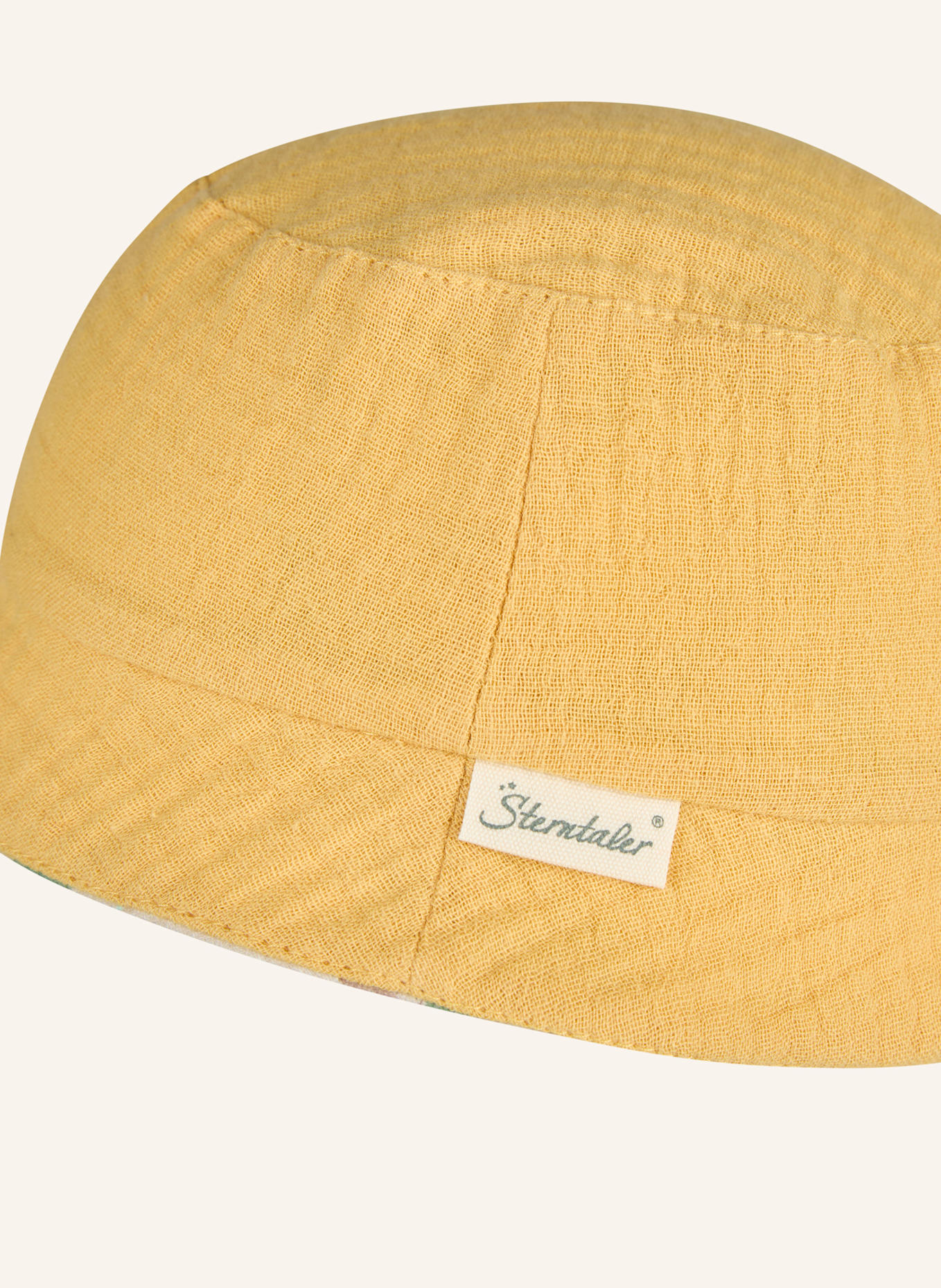 Sterntaler Wende-Fischerhut Safari: BEIGE