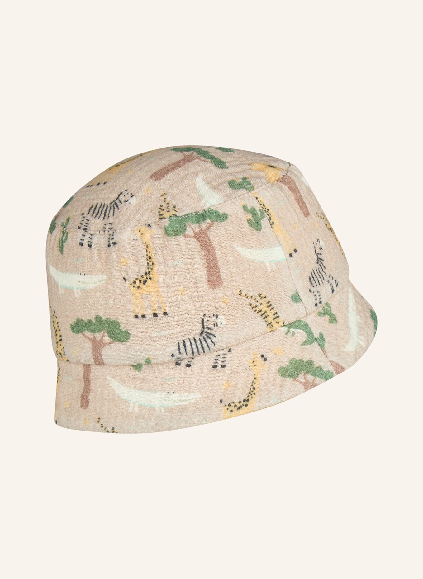 Sterntaler Wende-Fischerhut Safari: BEIGE