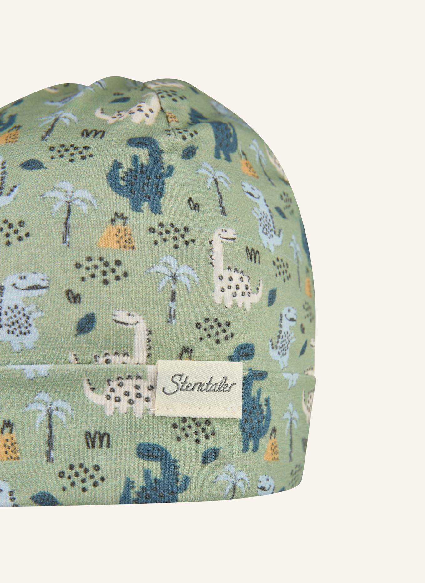 Sterntaler Beanie Dinokinder: HELLGRÜN