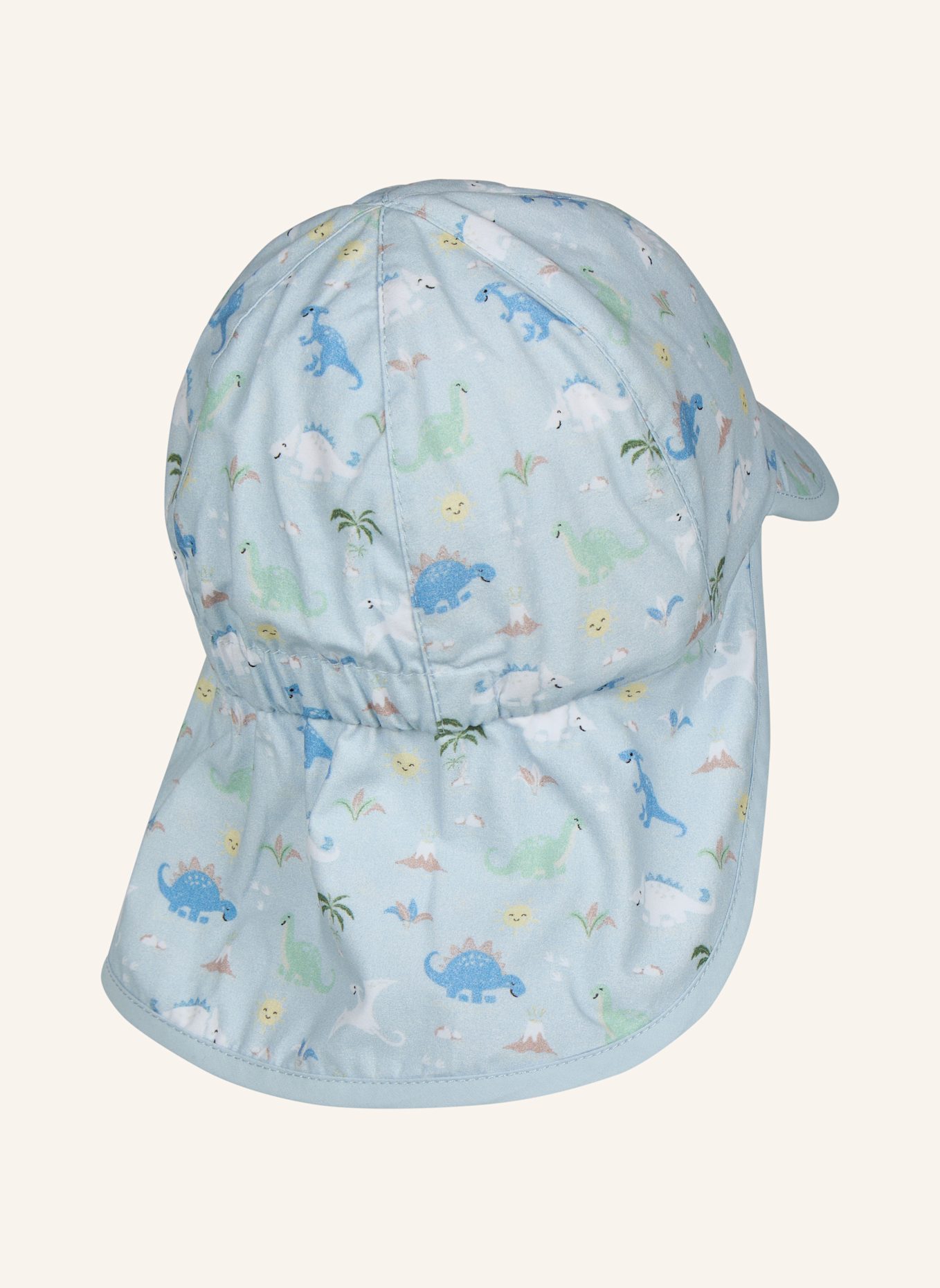 Sterntaler Schirmmütze mit Nackenschutz Dinowelt: BLAU