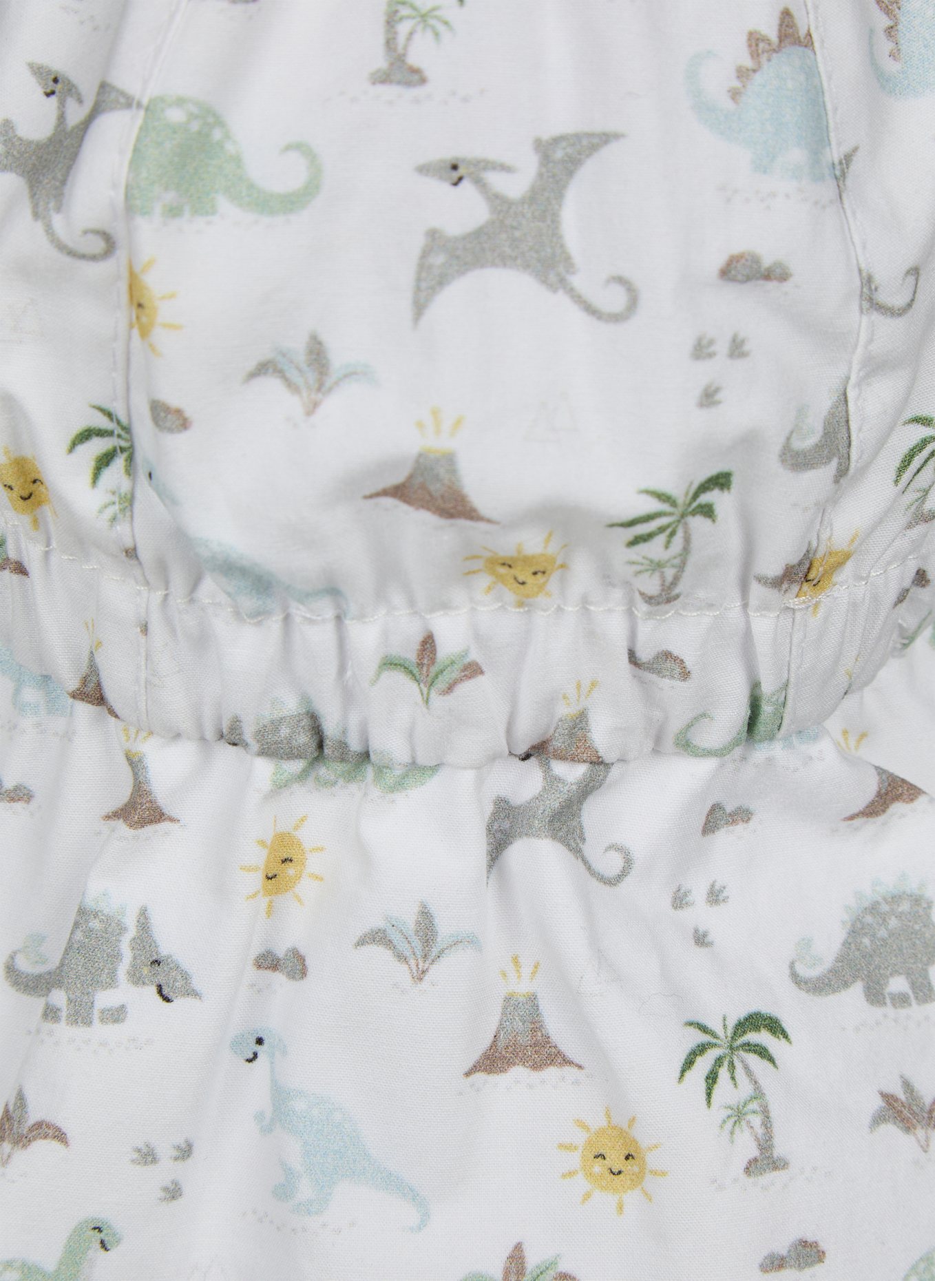 Sterntaler Schirmmütze mit Nackenschutz Dinowelt: WEISS