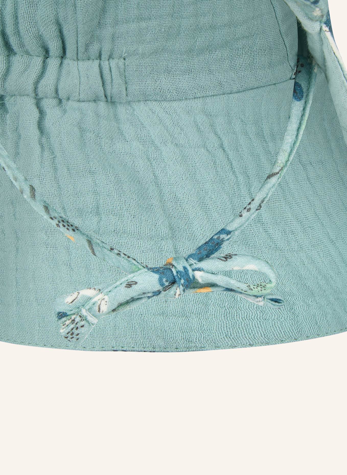 Sterntaler Schirmmütze mit Nackenschutz Dinos: TÜRKIS