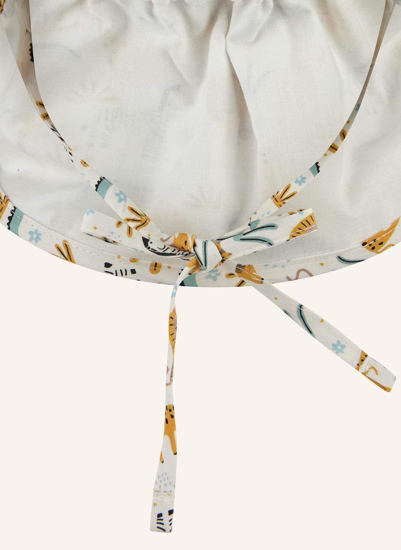 Sterntaler Schirmmütze mit Nackenschutz Zootiere: BEIGE