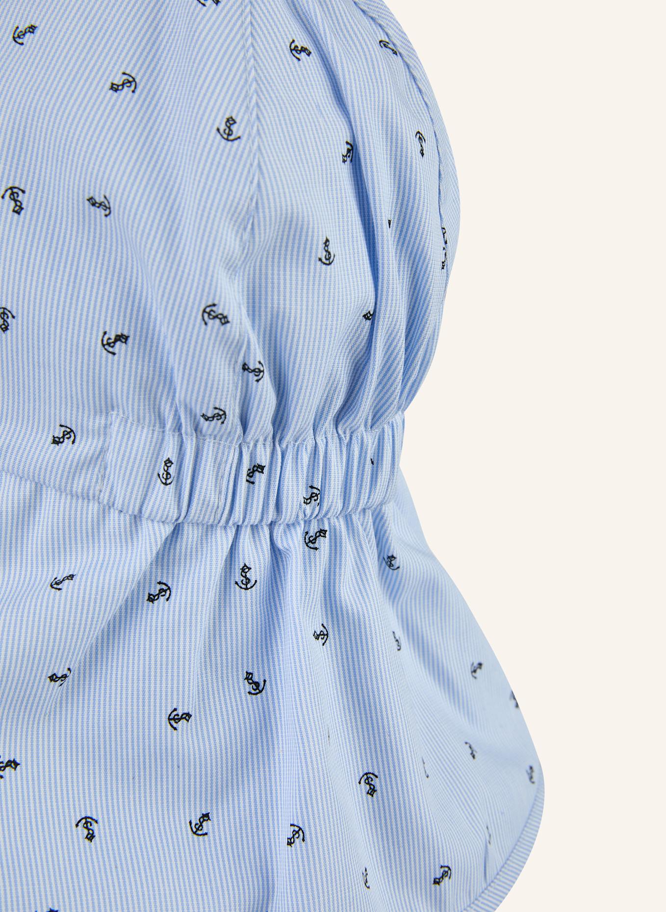 Sterntaler Schirmmütze mit Nackenschutz Anker: HELLBLAU