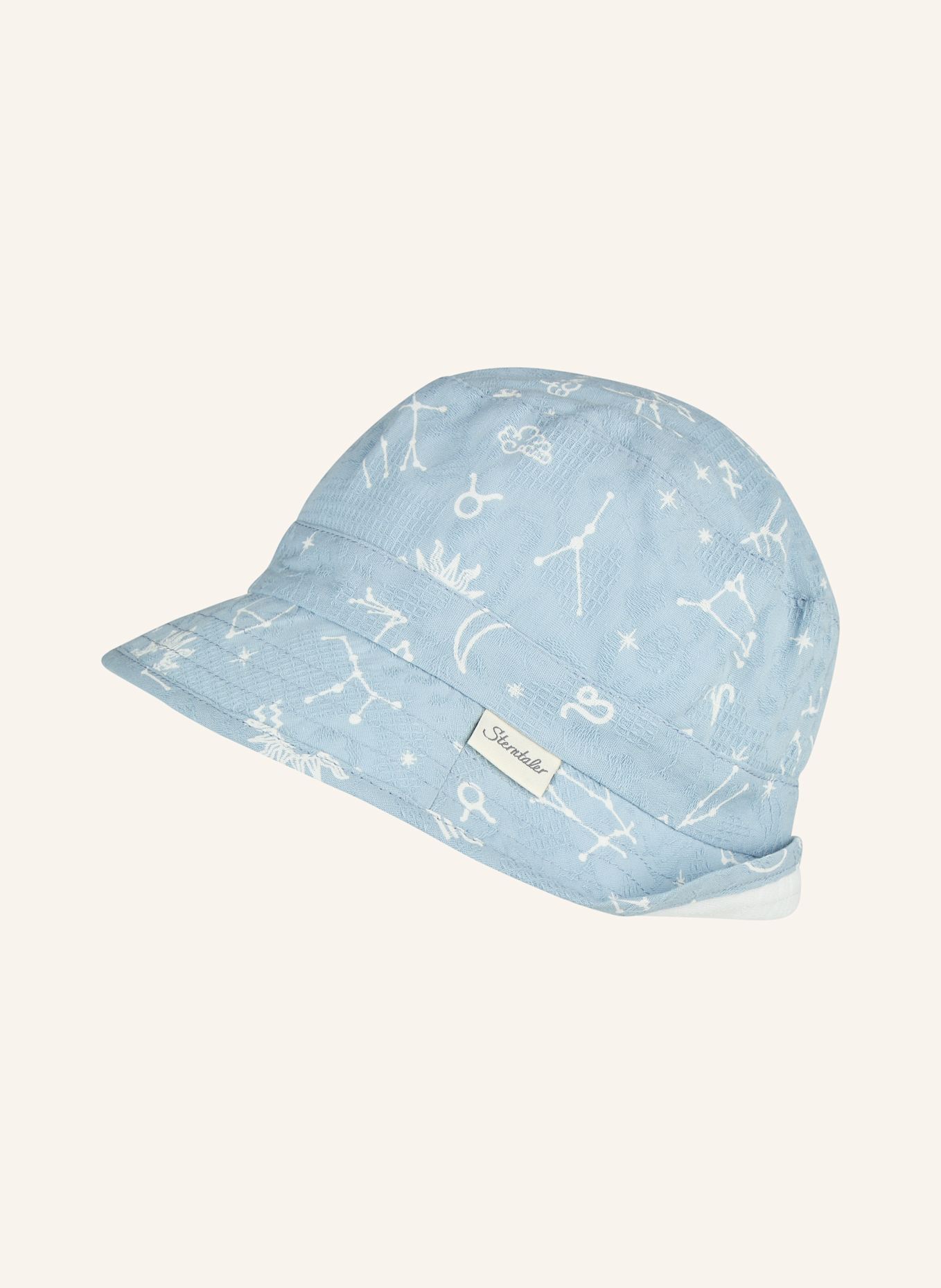 Sterntaler Wende-Fischerhut Sternbild: HELLBLAU