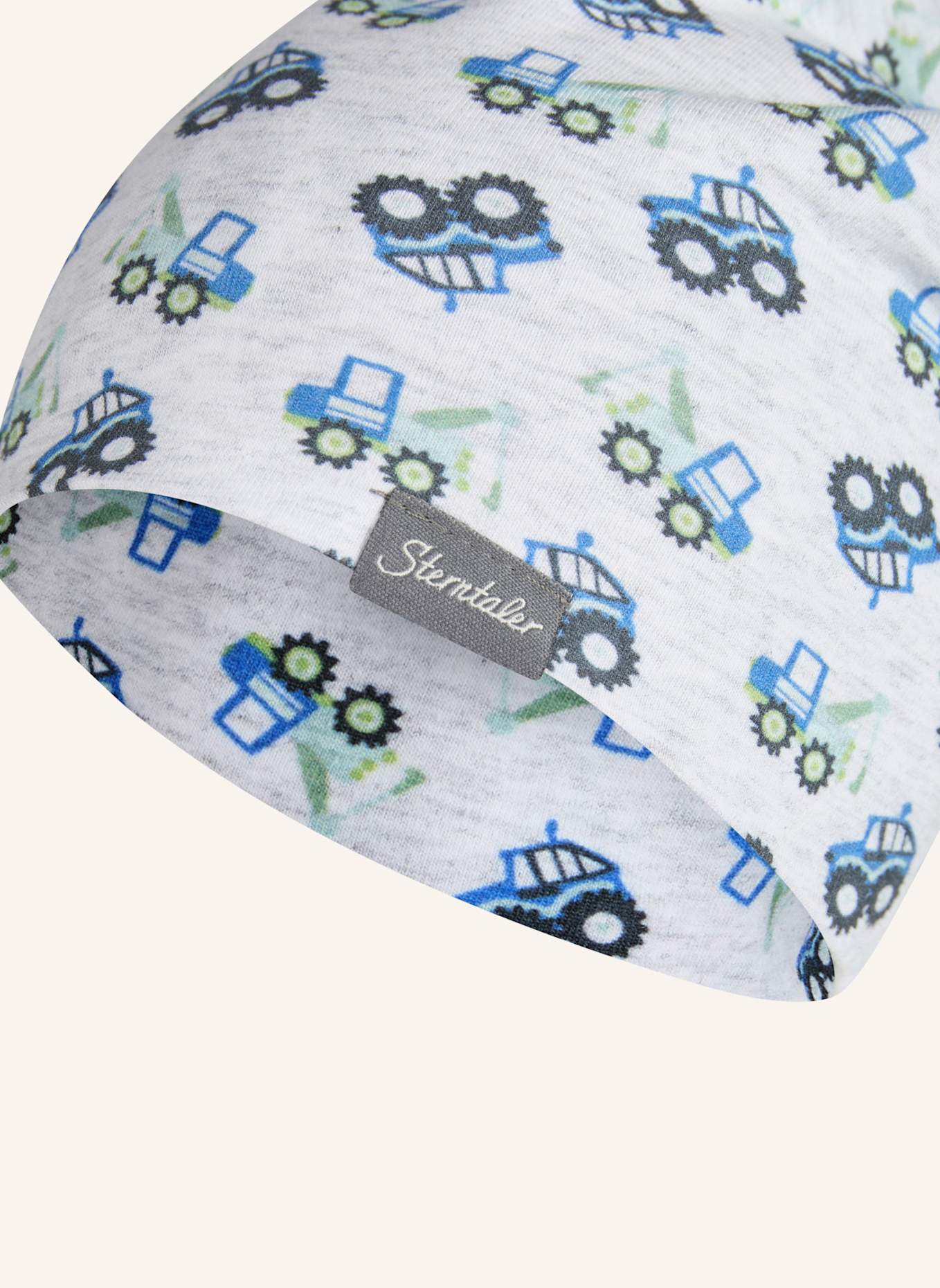 Sterntaler Beanie Baustelle: HELLGRAU