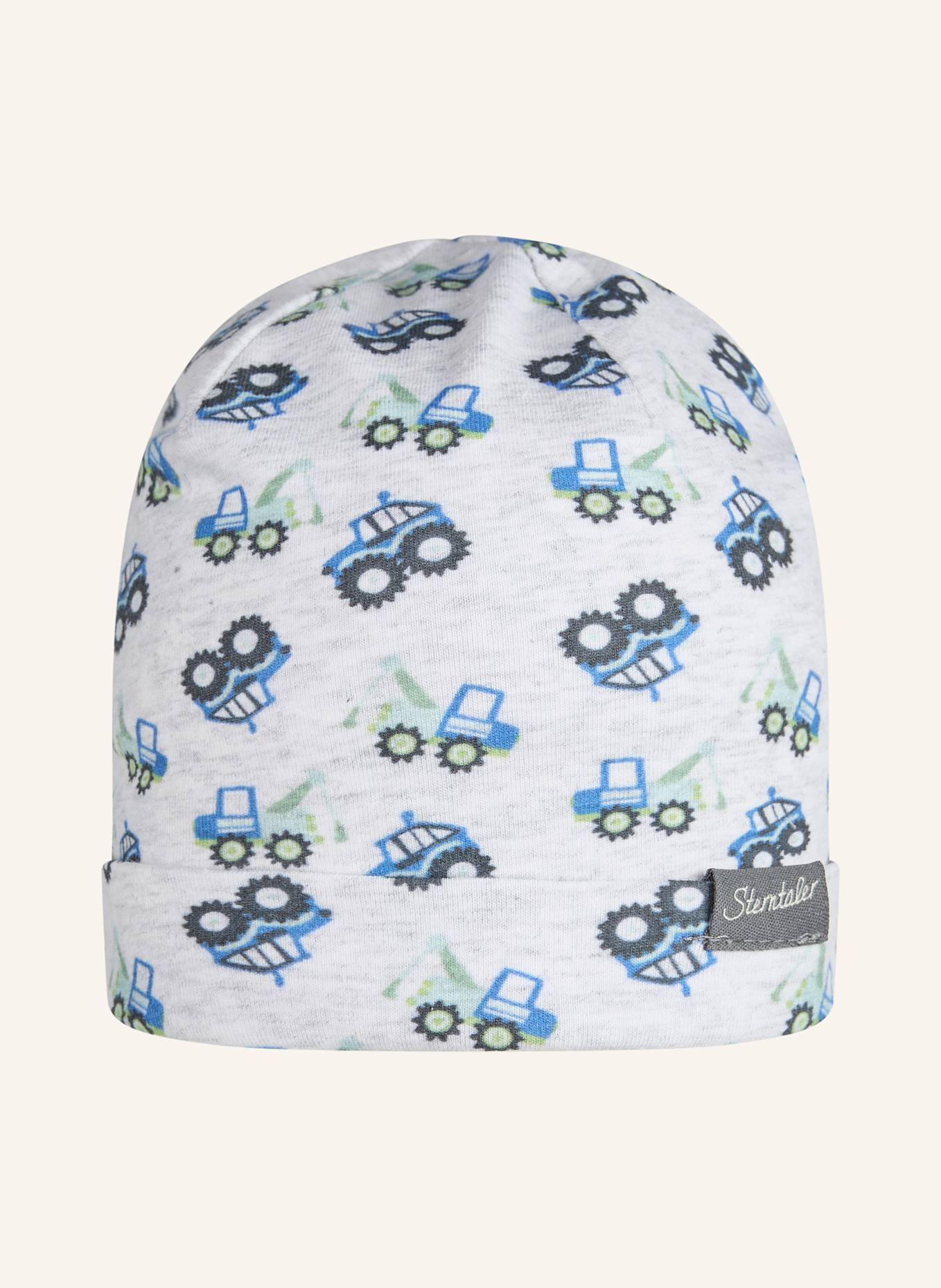Sterntaler Beanie Baustelle: HELLGRAU