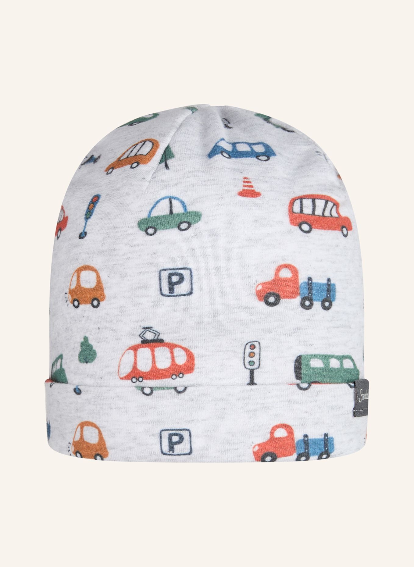 Sterntaler Beanie Fahrzeuge: HELLGRAU