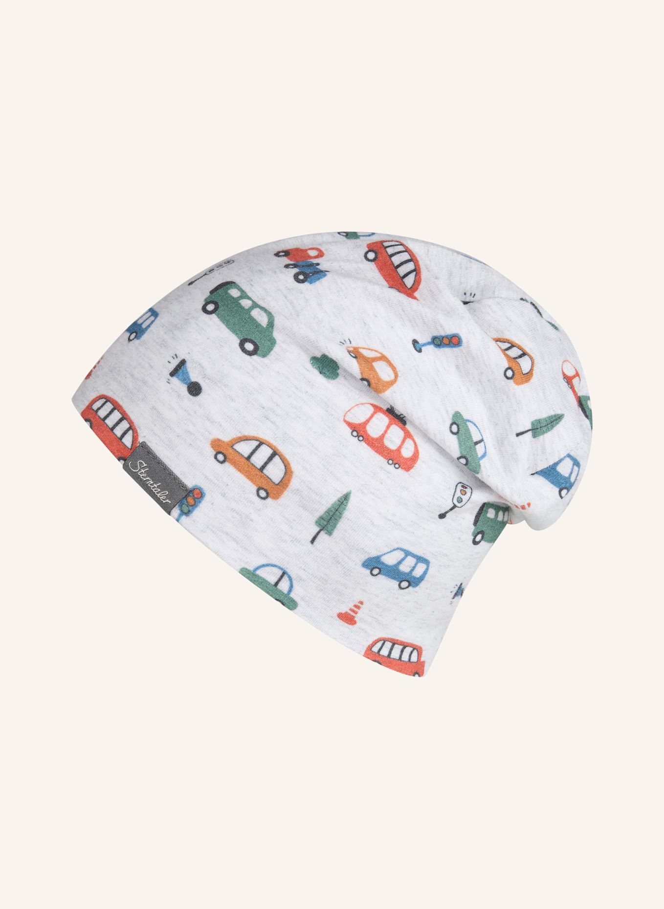 Sterntaler Beanie Fahrzeuge: HELLGRAU
