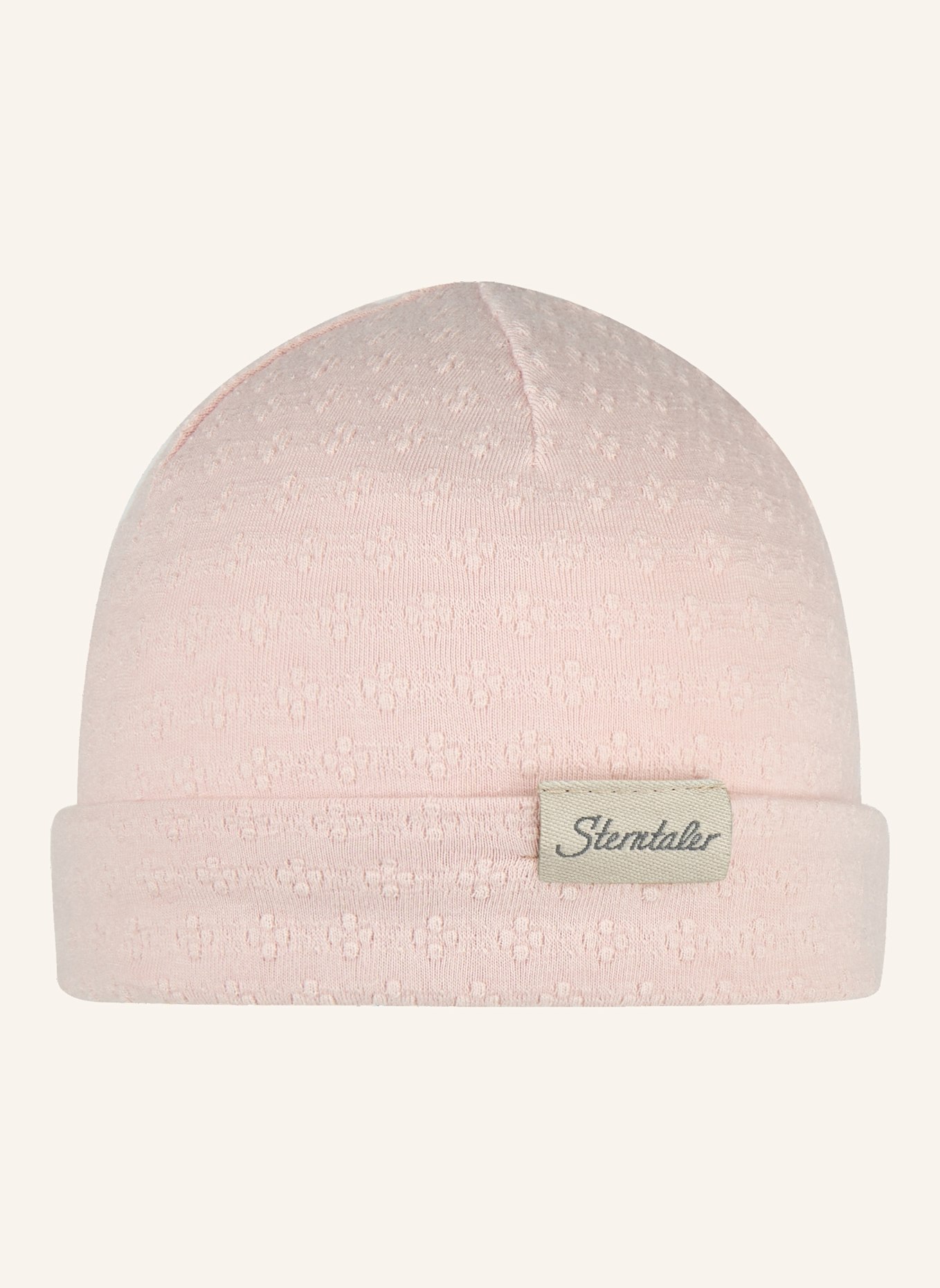 Sterntaler Beanie strukturiert: HELLROSA