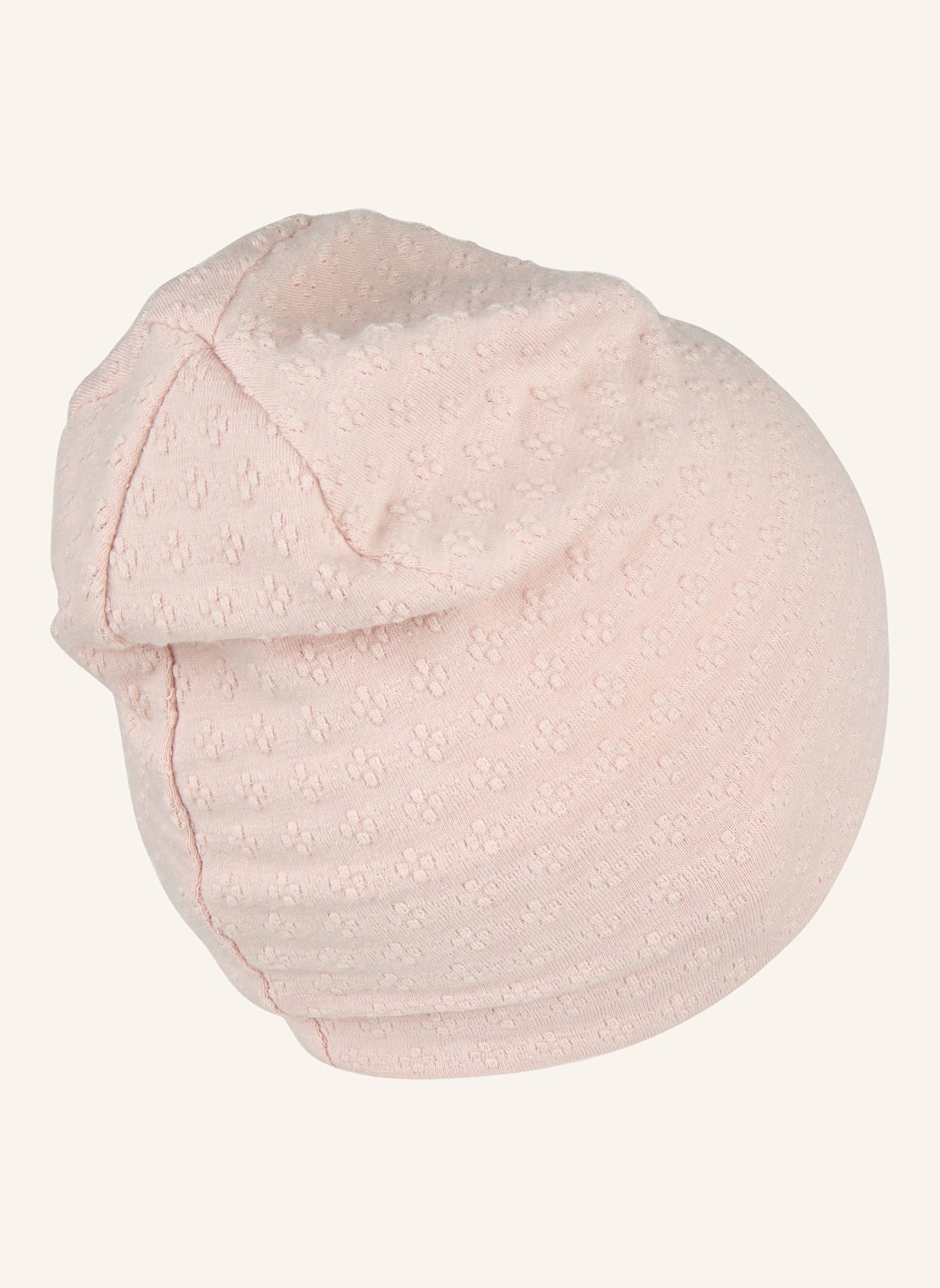 Sterntaler Beanie strukturiert: HELLROSA