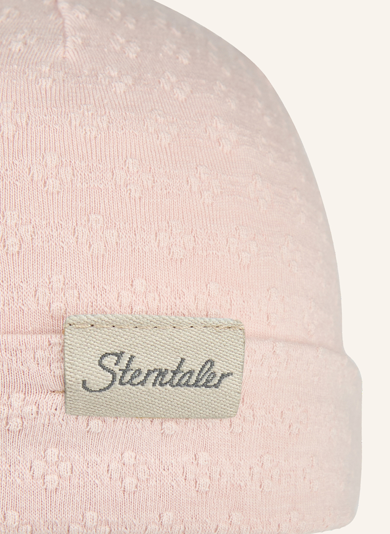 Sterntaler Beanie strukturiert: HELLROSA